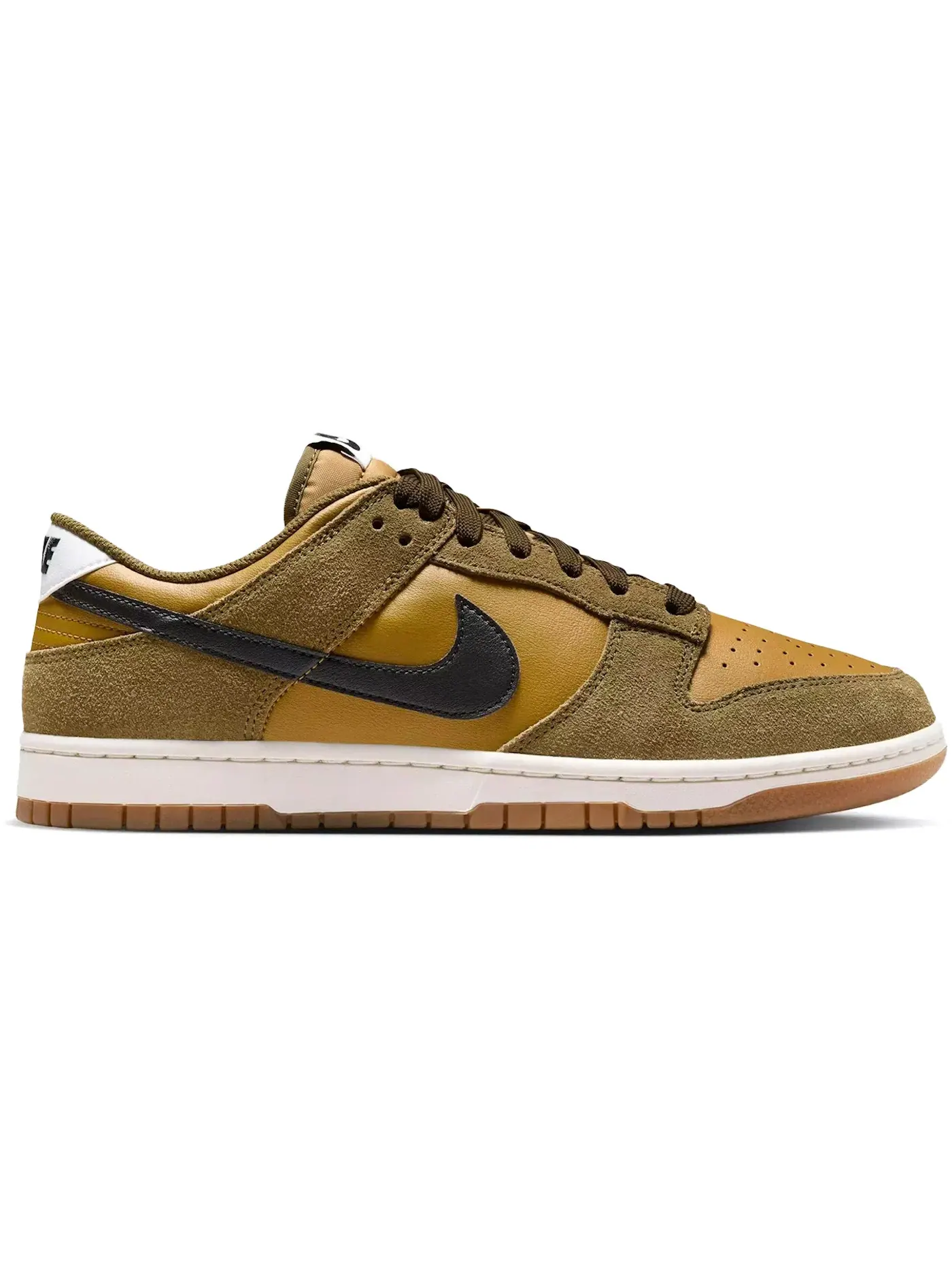 Мужские кроссовки Lifestyle с принтом Nike Dunk Low Retro SE Nike — изображение 1 из 1, черный/оливковый