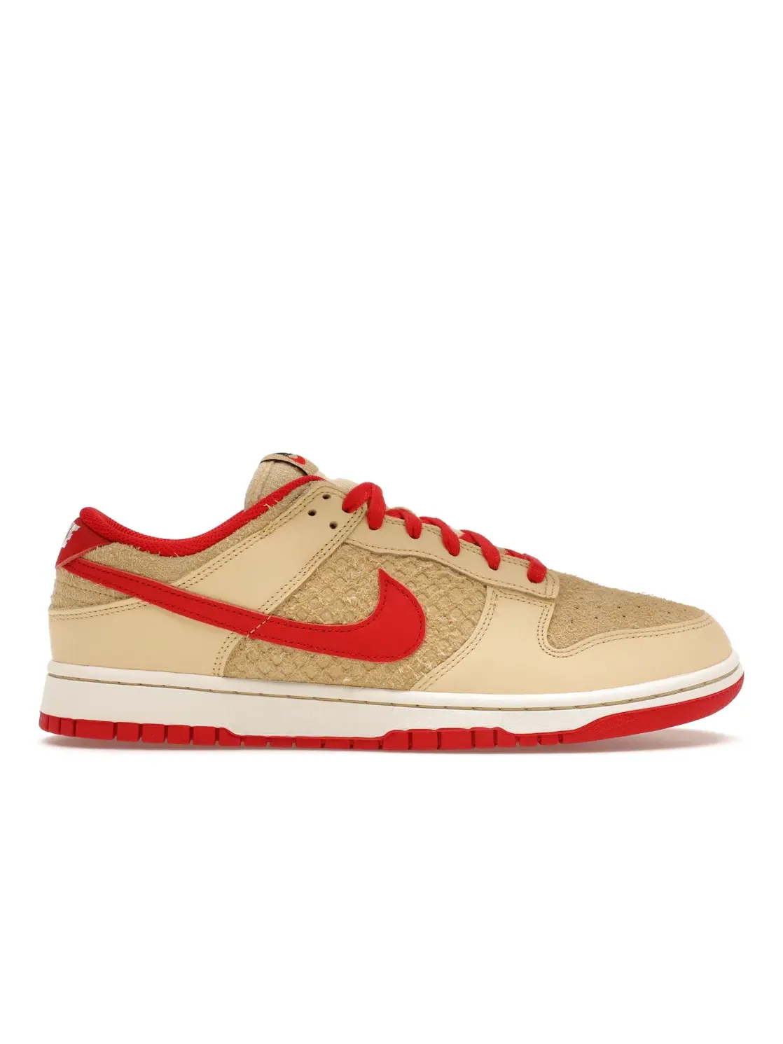 Мужские кроссовки с принтом Nike Dunk Low Retro SE Nike — изображение 1 из 4, бледный/красный