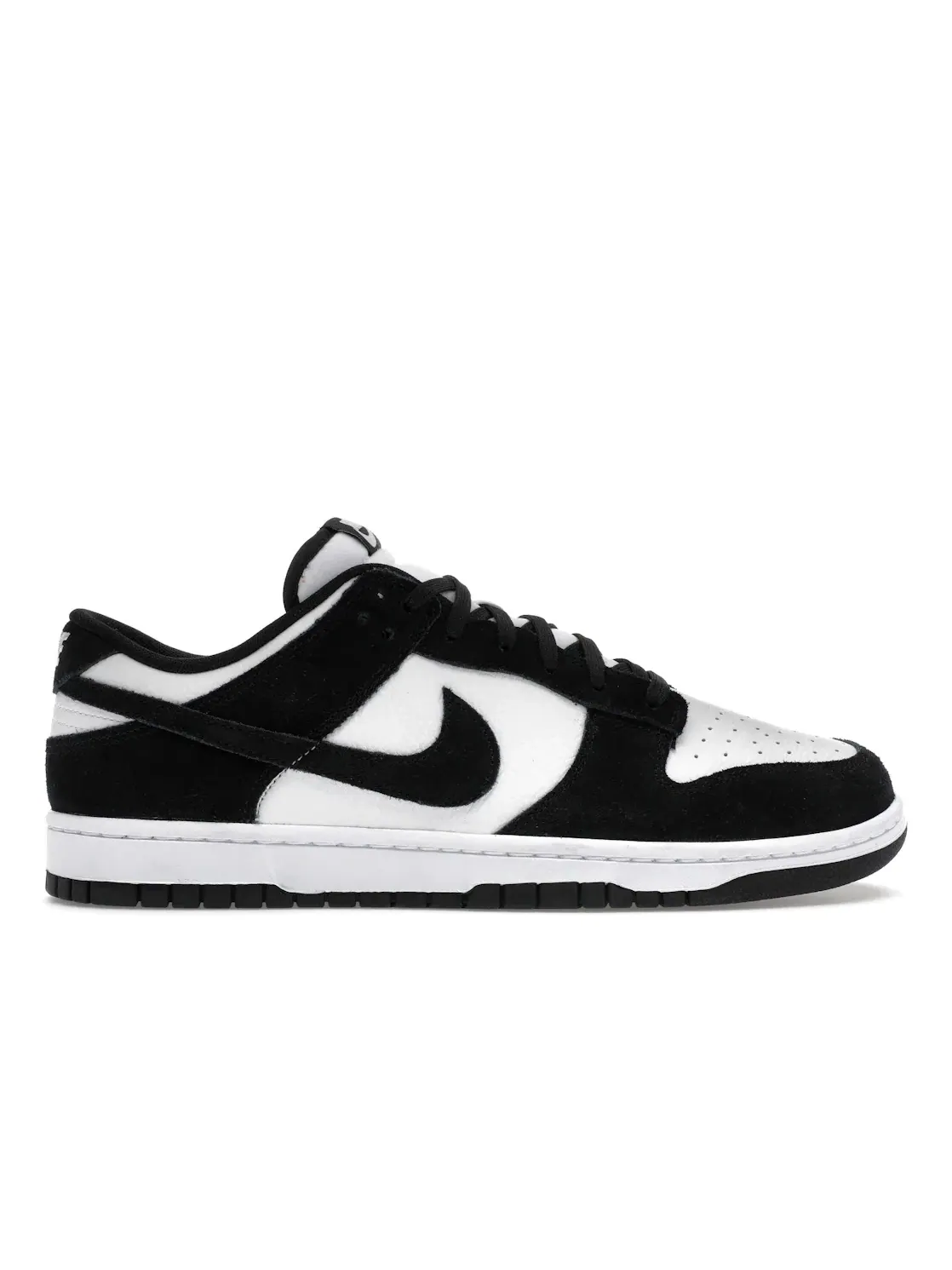 Мужские кроссовки замшевые Nike Dunk Low Retro SE — изображение 1 из 4, белый/черный-белый