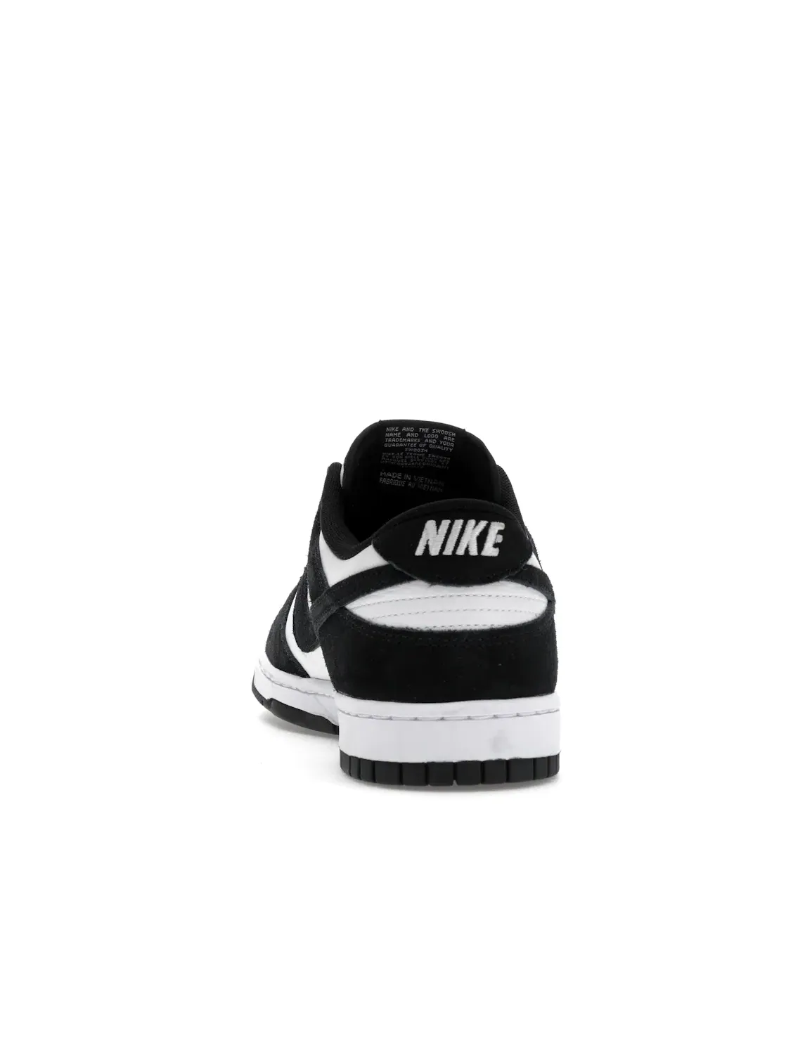 Мужские кроссовки замшевые Nike Dunk Low Retro SE — изображение 4 из 4, белый/черный-белый