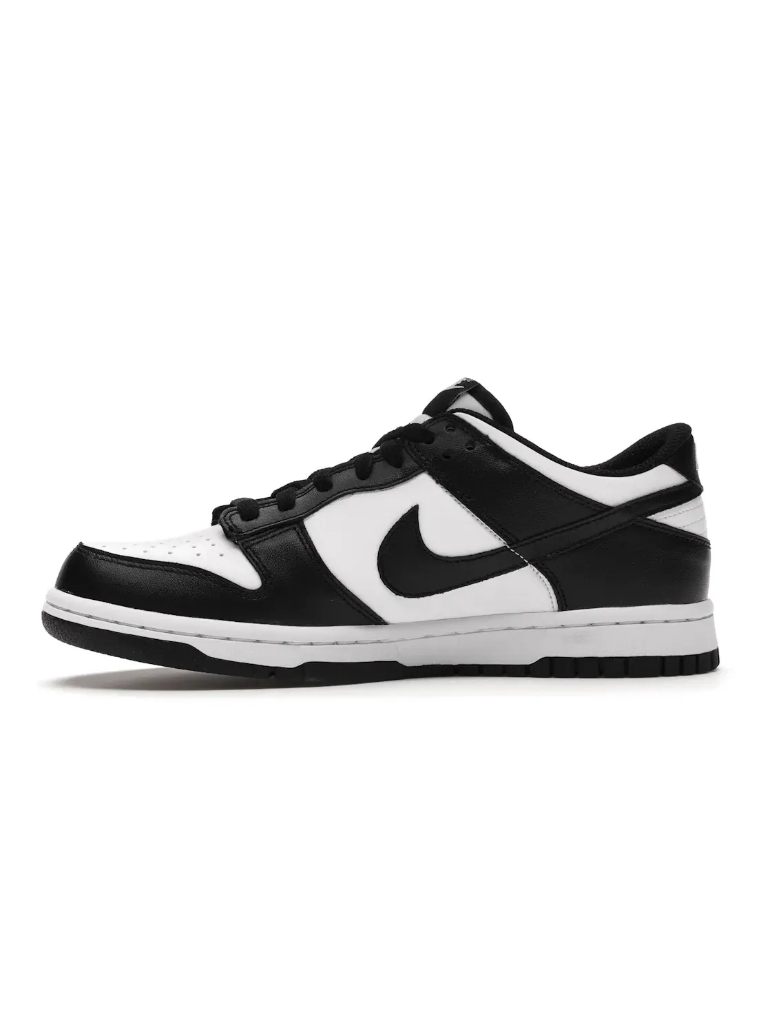 Детские кроссовки для мальчиков и девочек с принтом Nike Dunk Low Retro Nike — изображение 3 из 4, белый/черный-белый