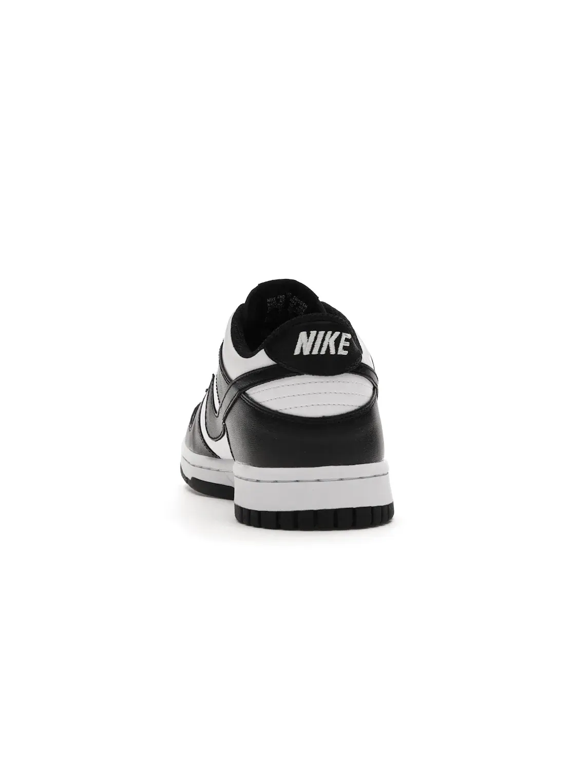 Детские кроссовки для мальчиков и девочек с принтом Nike Dunk Low Retro Nike — изображение 4 из 4, белый/черный-белый