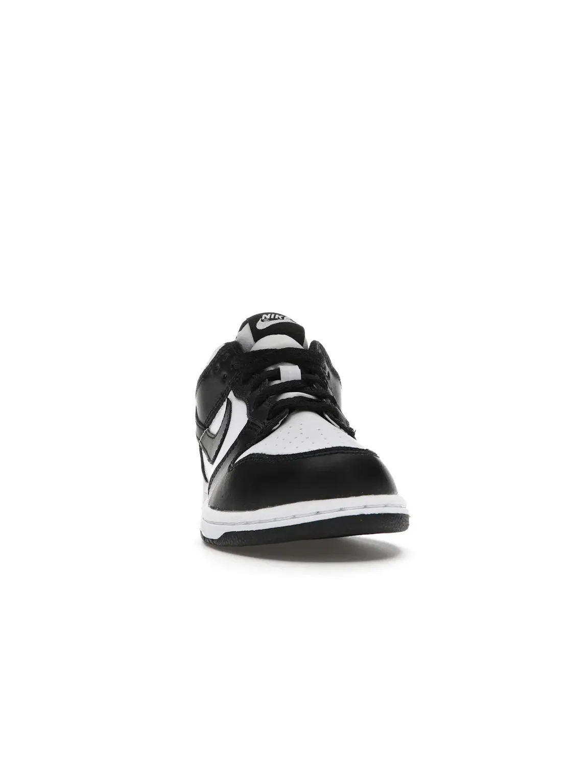 Детские кроссовки с кожаным верхом Nike Dunk Low Retro Nike — изображение 2 из 4, белый/черный-белый