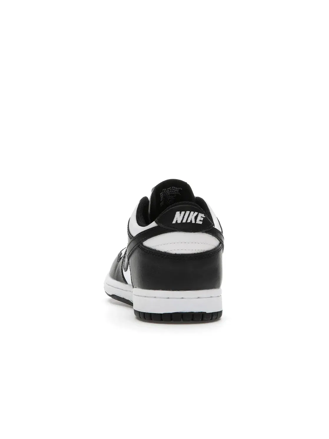 Детские кроссовки с кожаным верхом Nike Dunk Low Retro Nike — изображение 4 из 4, белый/черный-белый