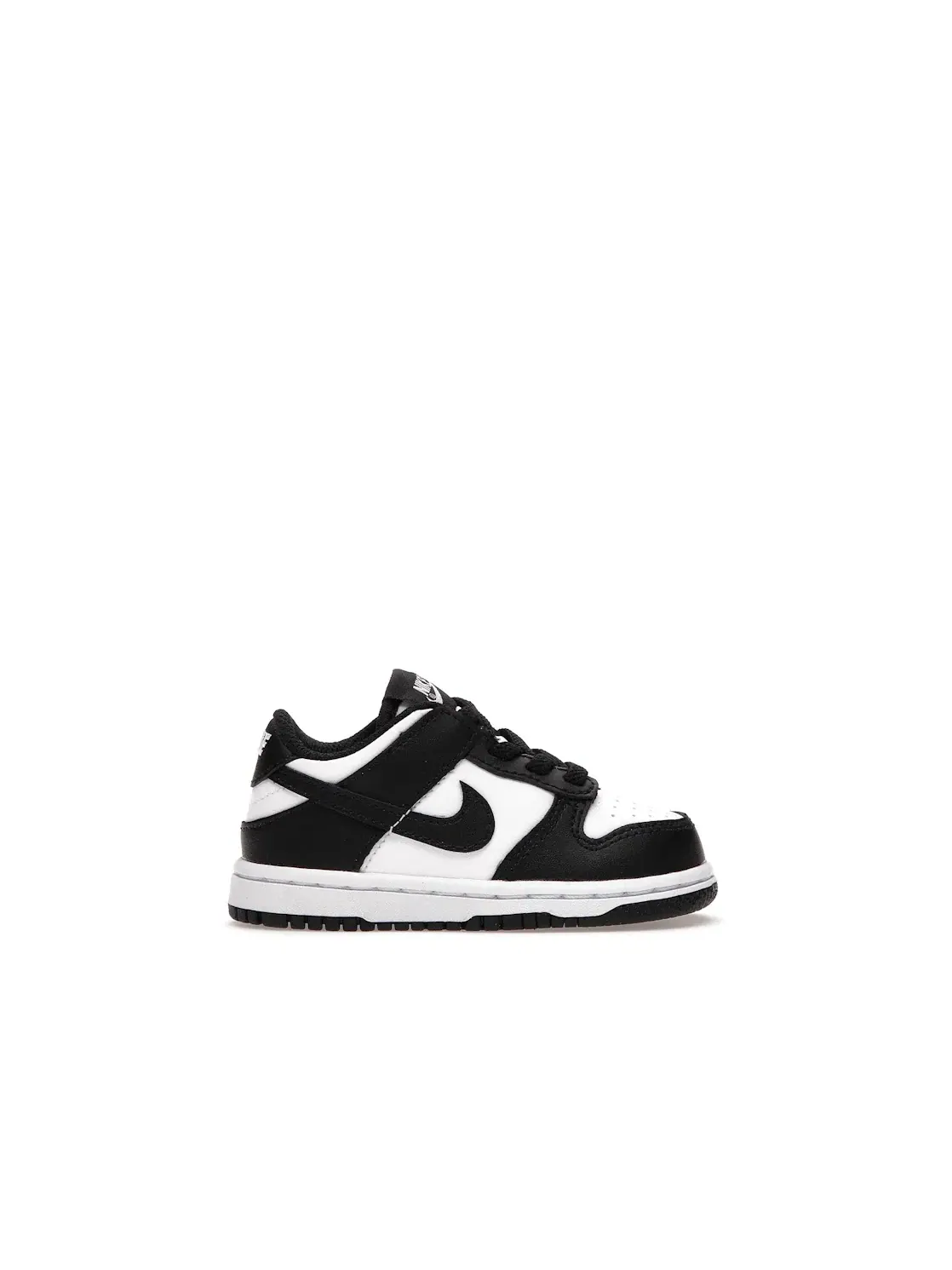 Детские кроссовки для мальчиков и девочек кожаные Nike Dunk Low Retro — изображение 1 из 4, белый/черный-белый