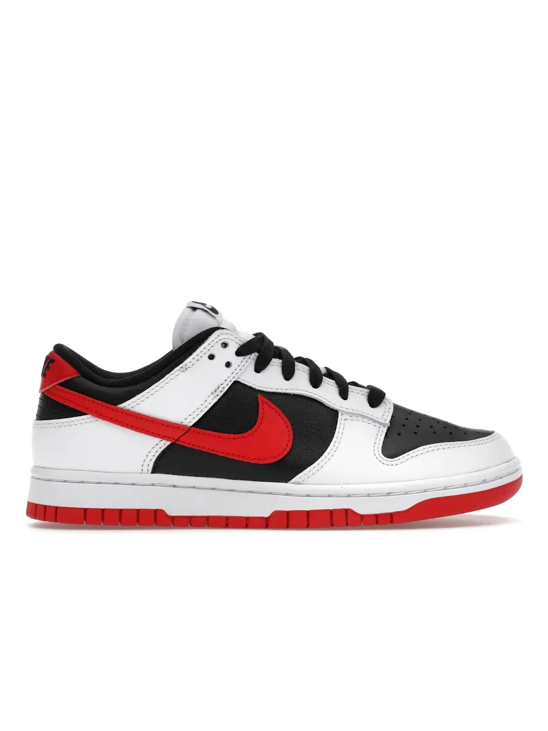 Мужские кроссовки классические Nike Dunk Low Retro — изображение 1 из 4, белый/красный/черный
