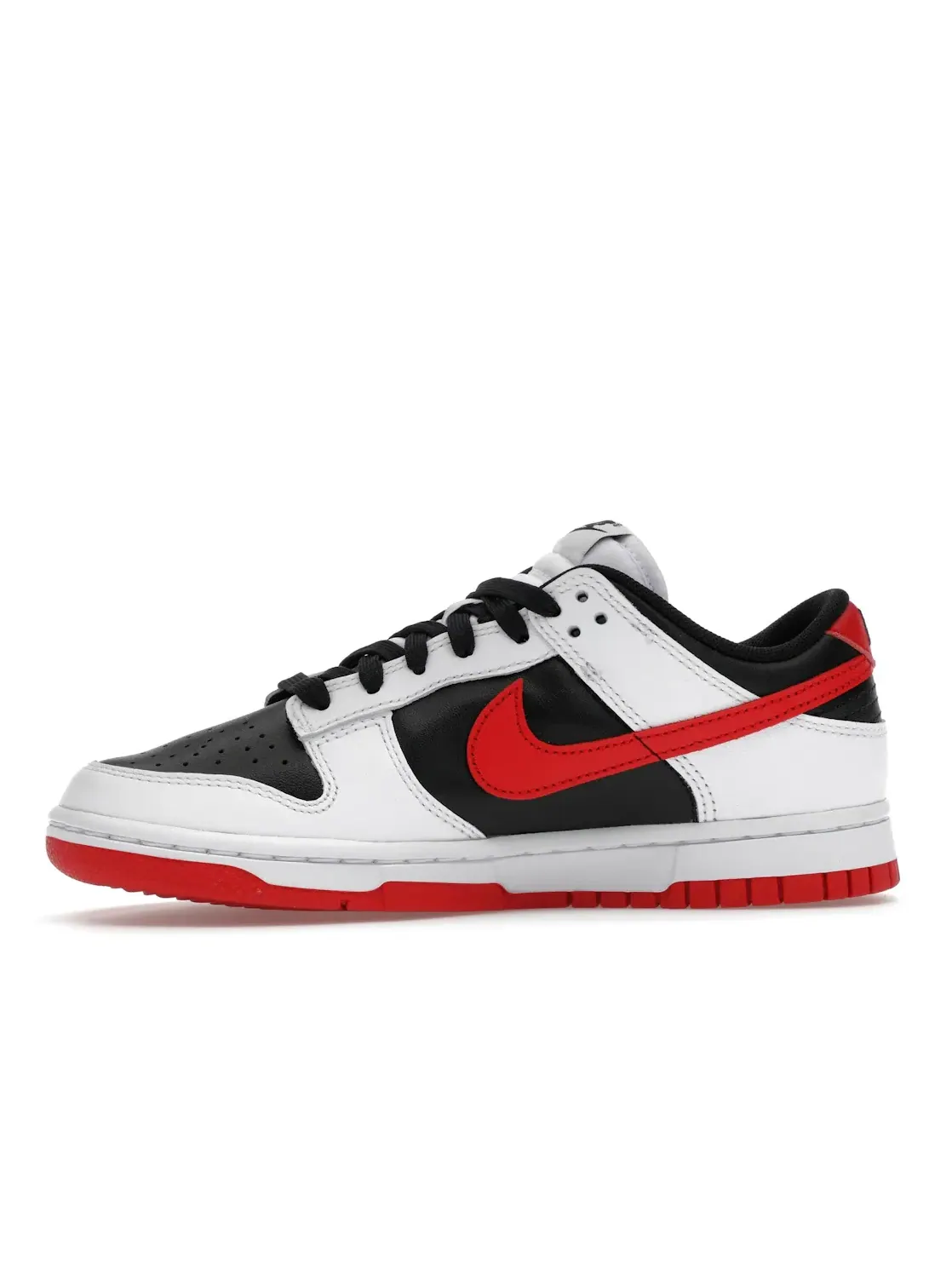 Мужские кроссовки классические Nike Dunk Low Retro — изображение 3 из 4, белый/красный/черный