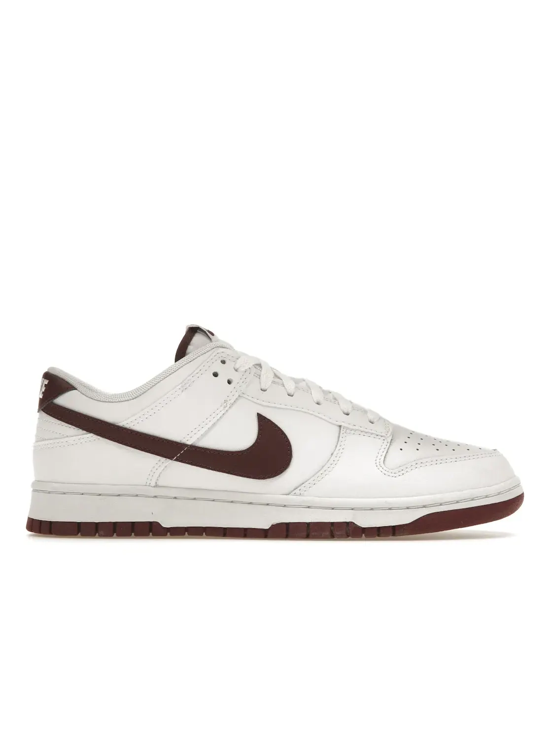 Мужские кроссовки кожаные Nike Dunk Low Retro — изображение 1 из 4, белый/белый