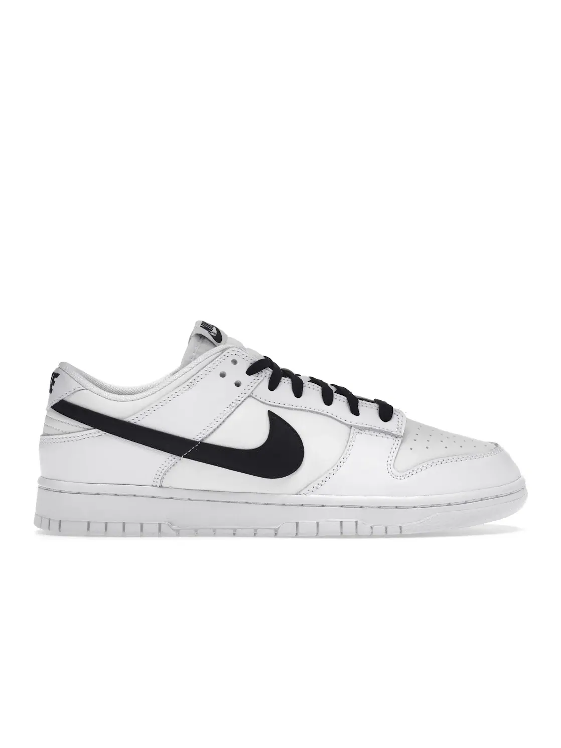 Мужские кроссовки с контрастным дизайном Nike Dunk Low Nike — изображение 1 из 4, белый/черный
