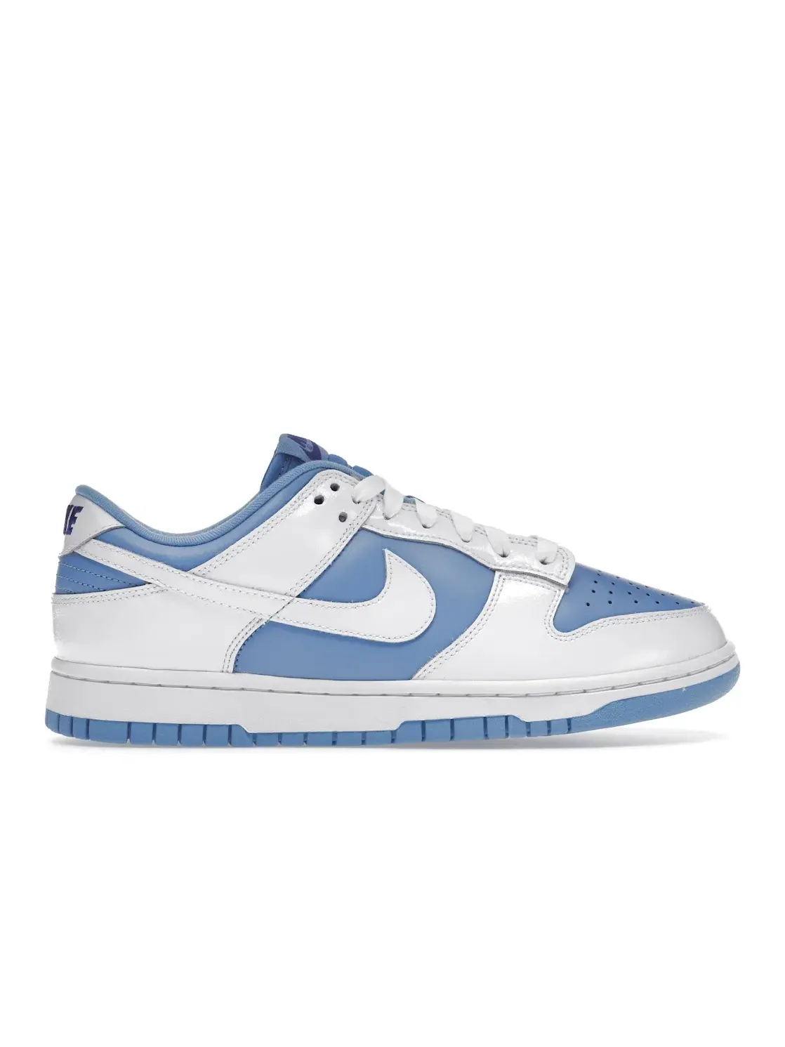 Женские кроссовки с кожаным верхом Nike Dunk Low Nike — изображение 1 из 4, синий/белый-синий