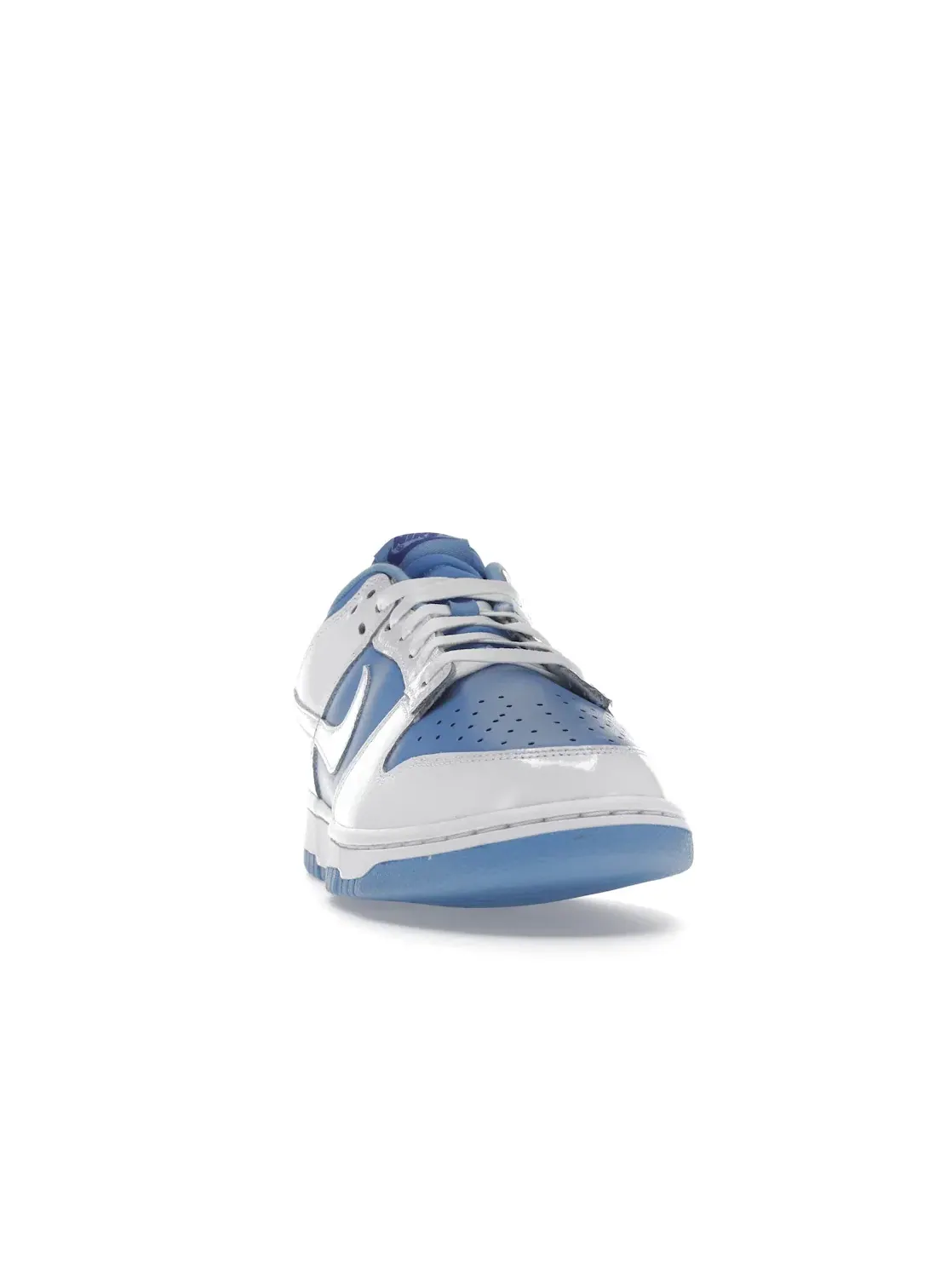 Женские кроссовки с кожаным верхом Nike Dunk Low Nike — изображение 2 из 4, синий/белый-синий