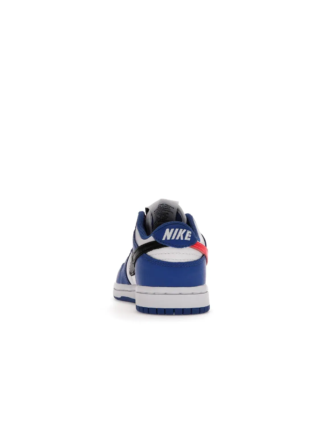 Детские кроссовки с низким верхом Nike Dunk Low — изображение 4 из 4, белый/яркий--черный