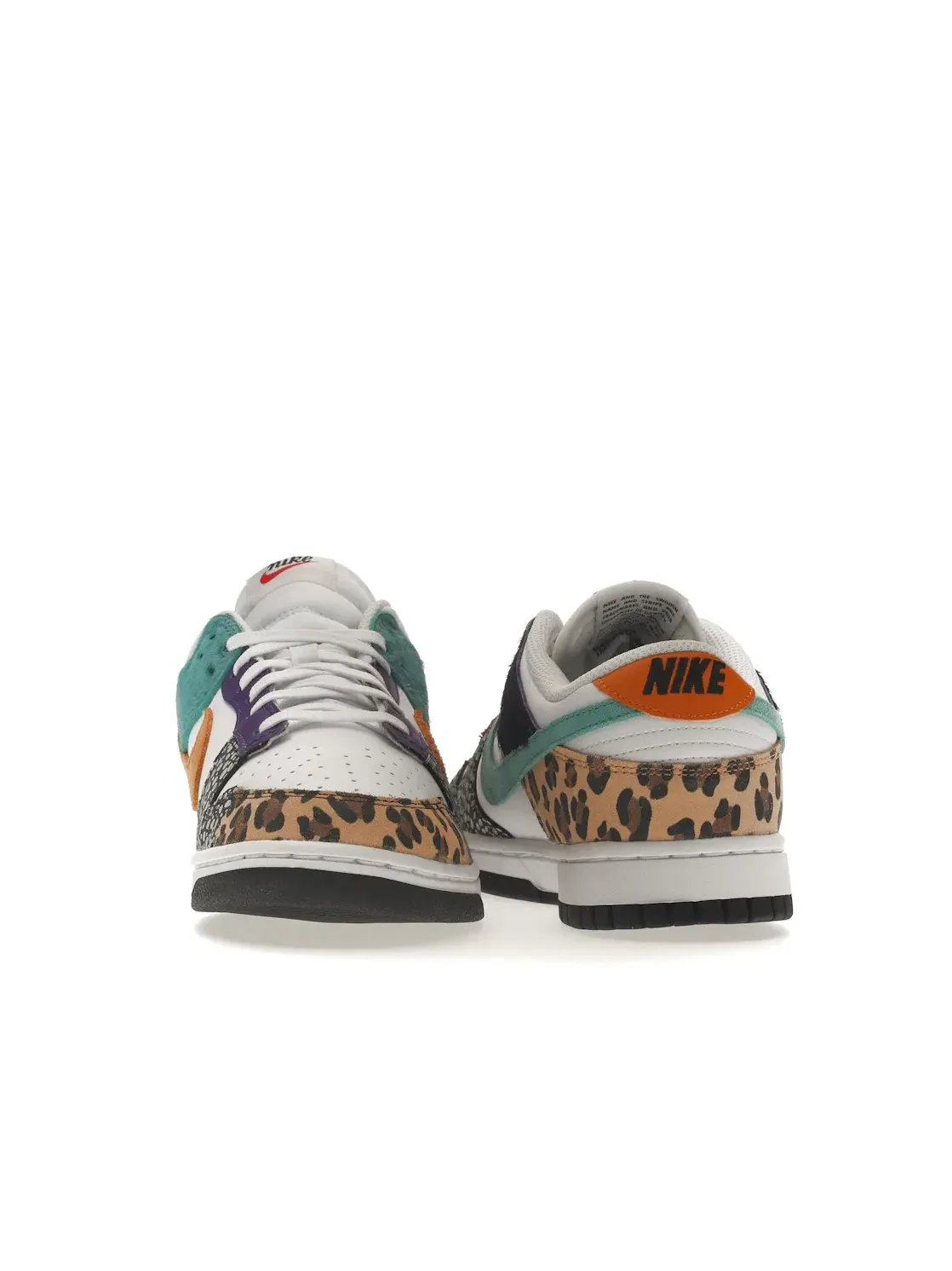 Женские кроссовки с принтом Nike Dunk Low Safari Mix Nike — изображение 4 из 4, белый//фиолетовый