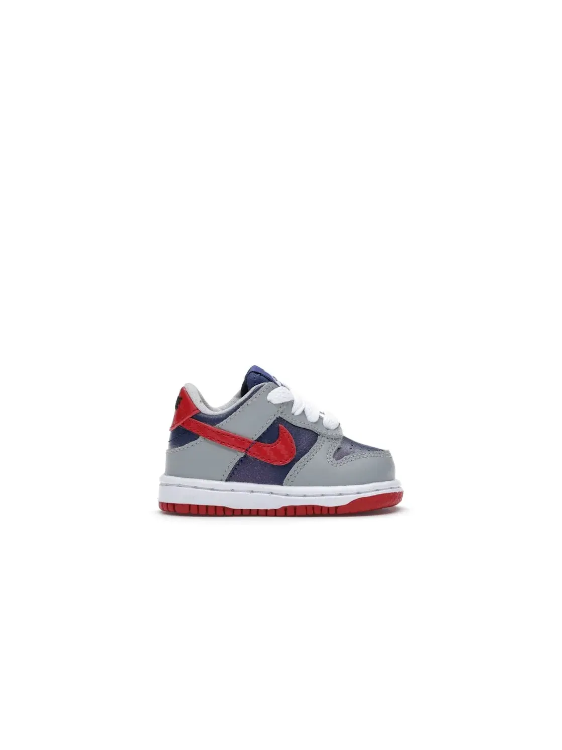 Детские кроссовки для мальчиков с кожаным верхом Nike Dunk Low Nike — изображение 1 из 4, синий/-серебристый