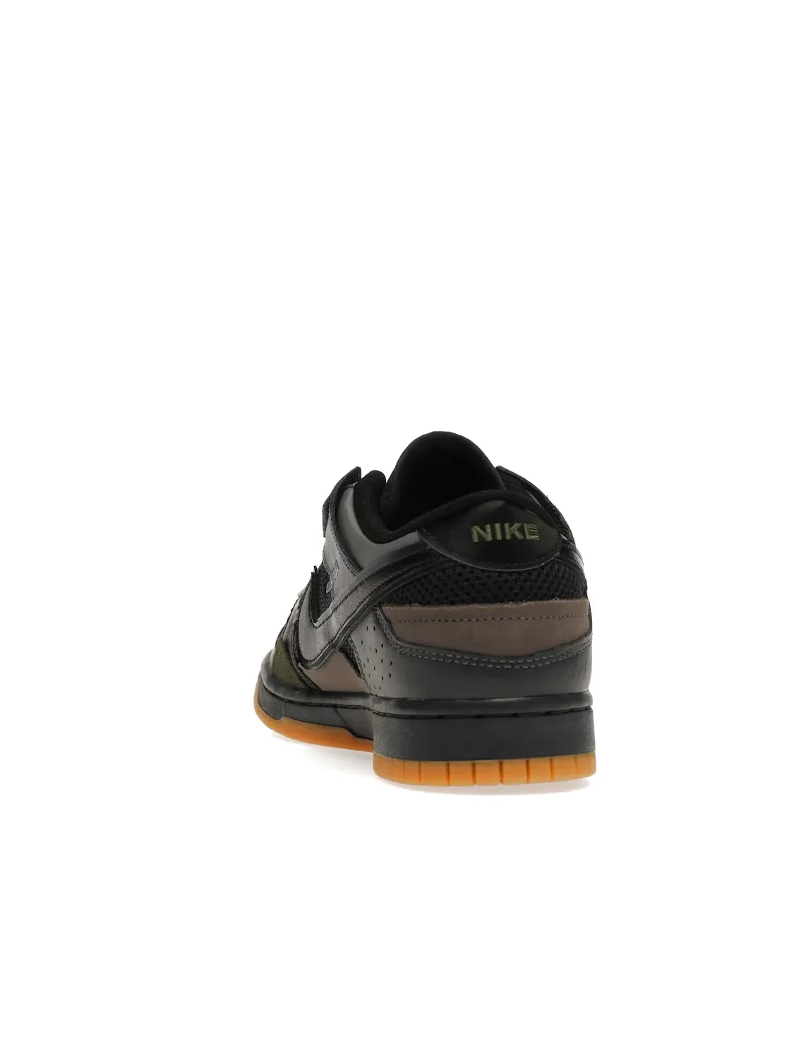 Мужские кроссовки с патчворком Nike Dunk Low Scrap Black Gum — изображение 4 из 4, серый/черный