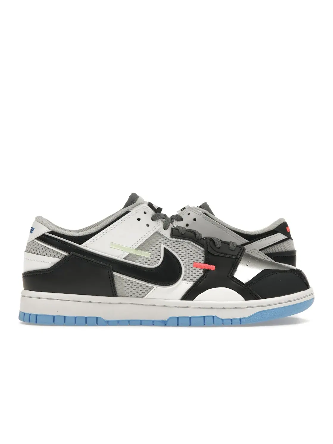 Мужские кроссовки Lifestyle с принтом Nike Dunk Low Scrap Nike — изображение 1 из 4, черный/серый/синий/белый