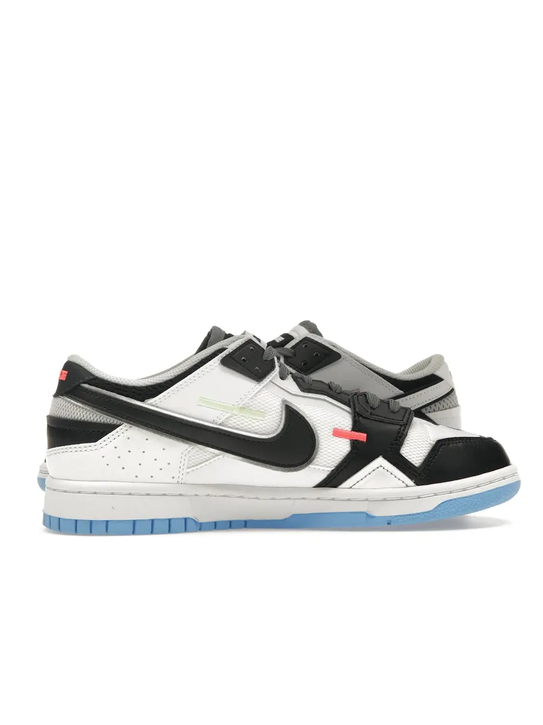 Мужские кроссовки Lifestyle с принтом Nike Dunk Low Scrap Nike — изображение 3 из 4, черный/серый/синий/белый