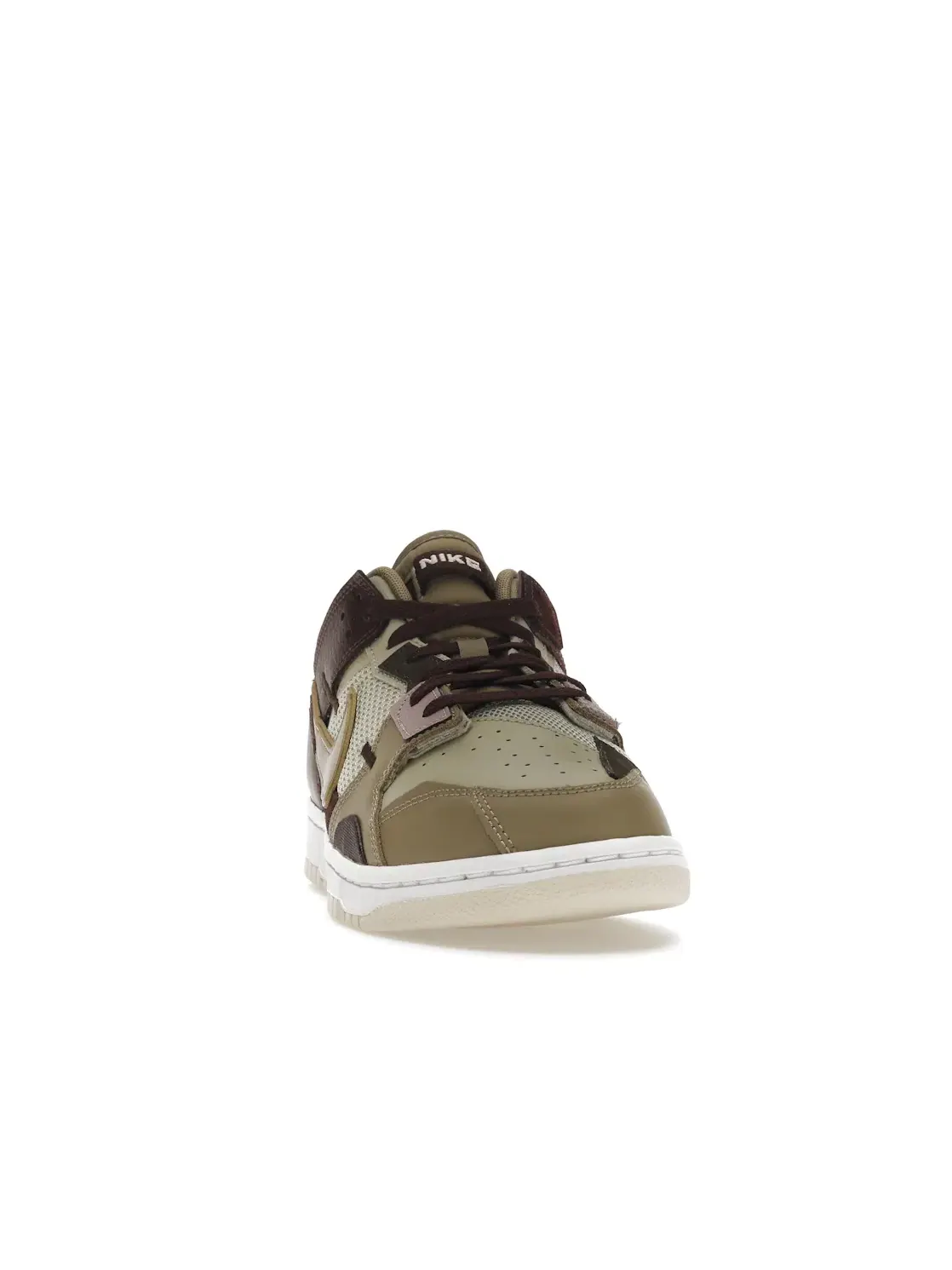 Мужские кроссовки для повседневной носки Nike Dunk Low Scrap Nike — изображение 2 из 4, белый-хаки