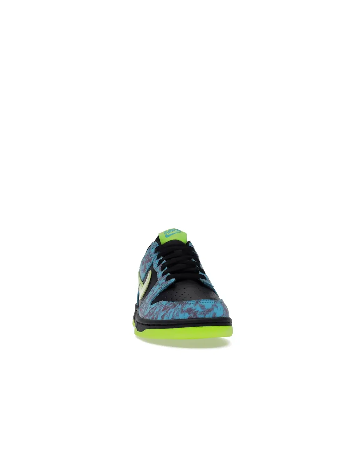 Детские кроссовки Lifestyle с принтом Nike Dunk Low SE Nike — изображение 2 из 4, мульти-/черный/синий