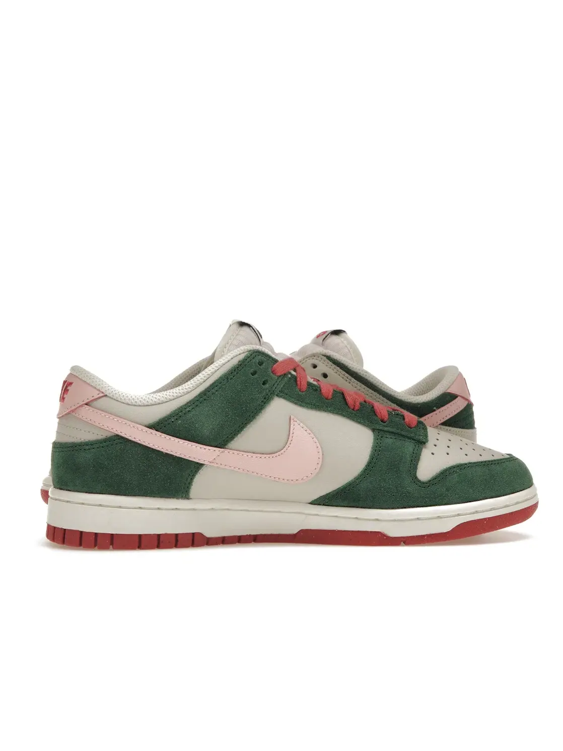 Женские кроссовки Nike Dunk Low SE All Petals United Fir Green — изображение 3 из 4, светлый/розовый