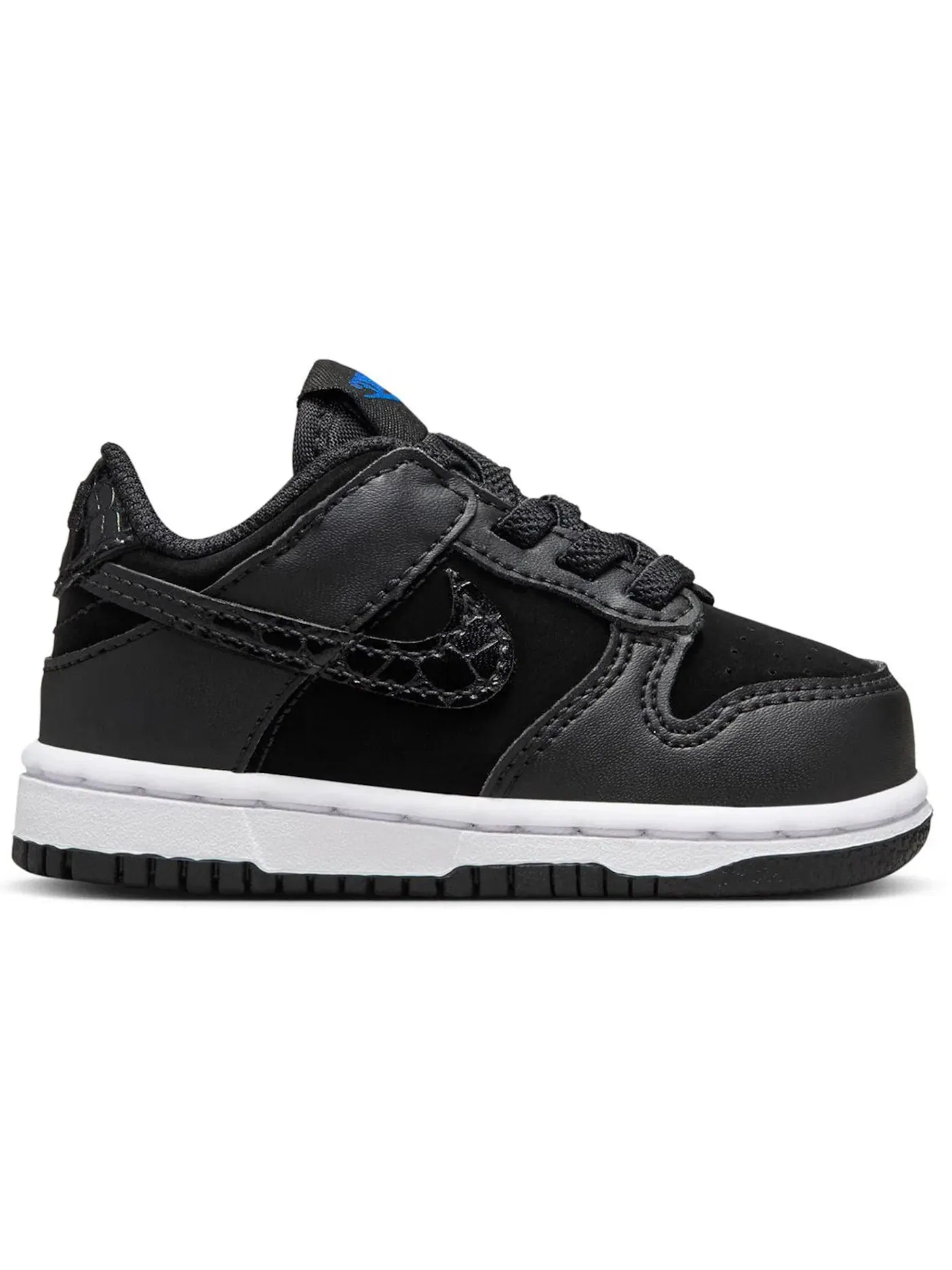 Детские кроссовки с принтом Nike Dunk Low SE Nike — изображение 1 из 1, черный/белый