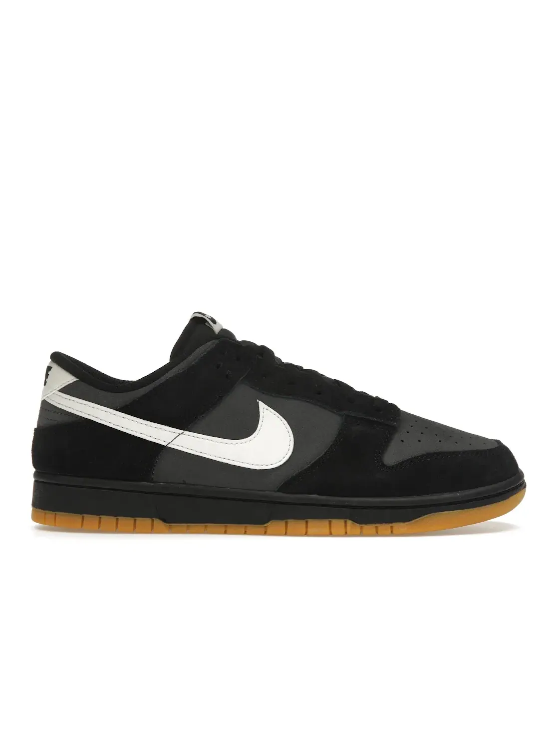 Мужские кроссовки с замшевыми вставками Nike Dunk Low SE — изображение 1 из 4, черный/серый