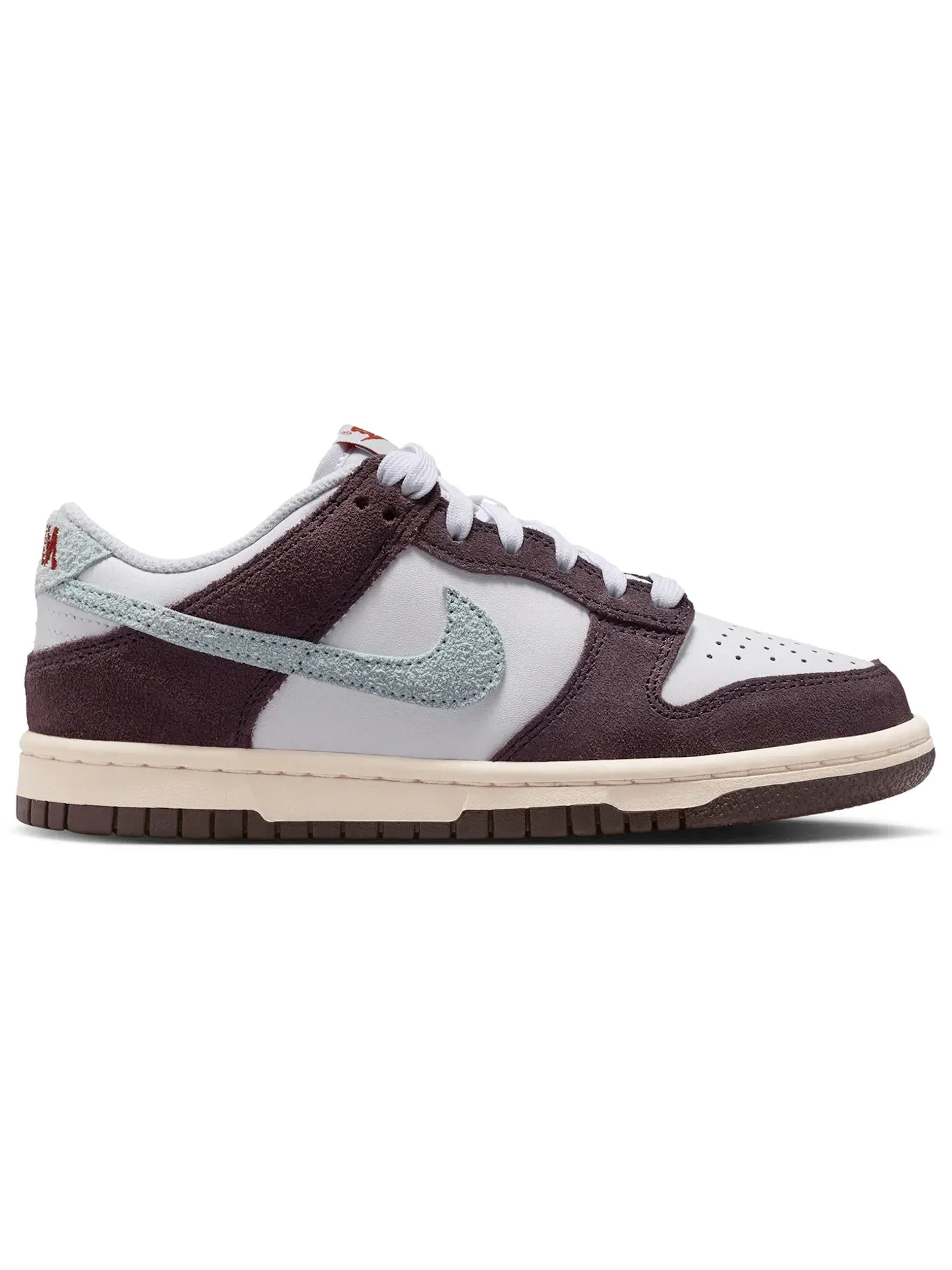 Детские кроссовки Lifestyle Nike Dunk Low SE — изображение 1 из 1, белый/бордовый//синий