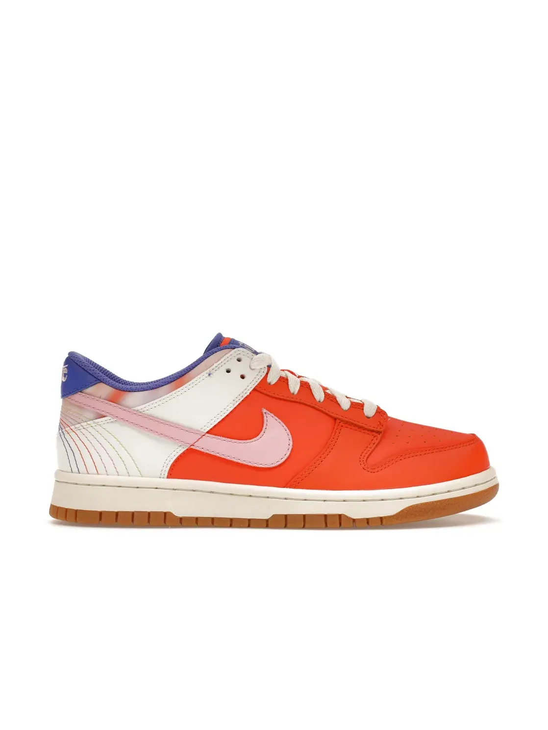 Детские кроссовки Lifestyle Nike Dunk Low SE — изображение 1 из 4, оранжевый/розовый//синий