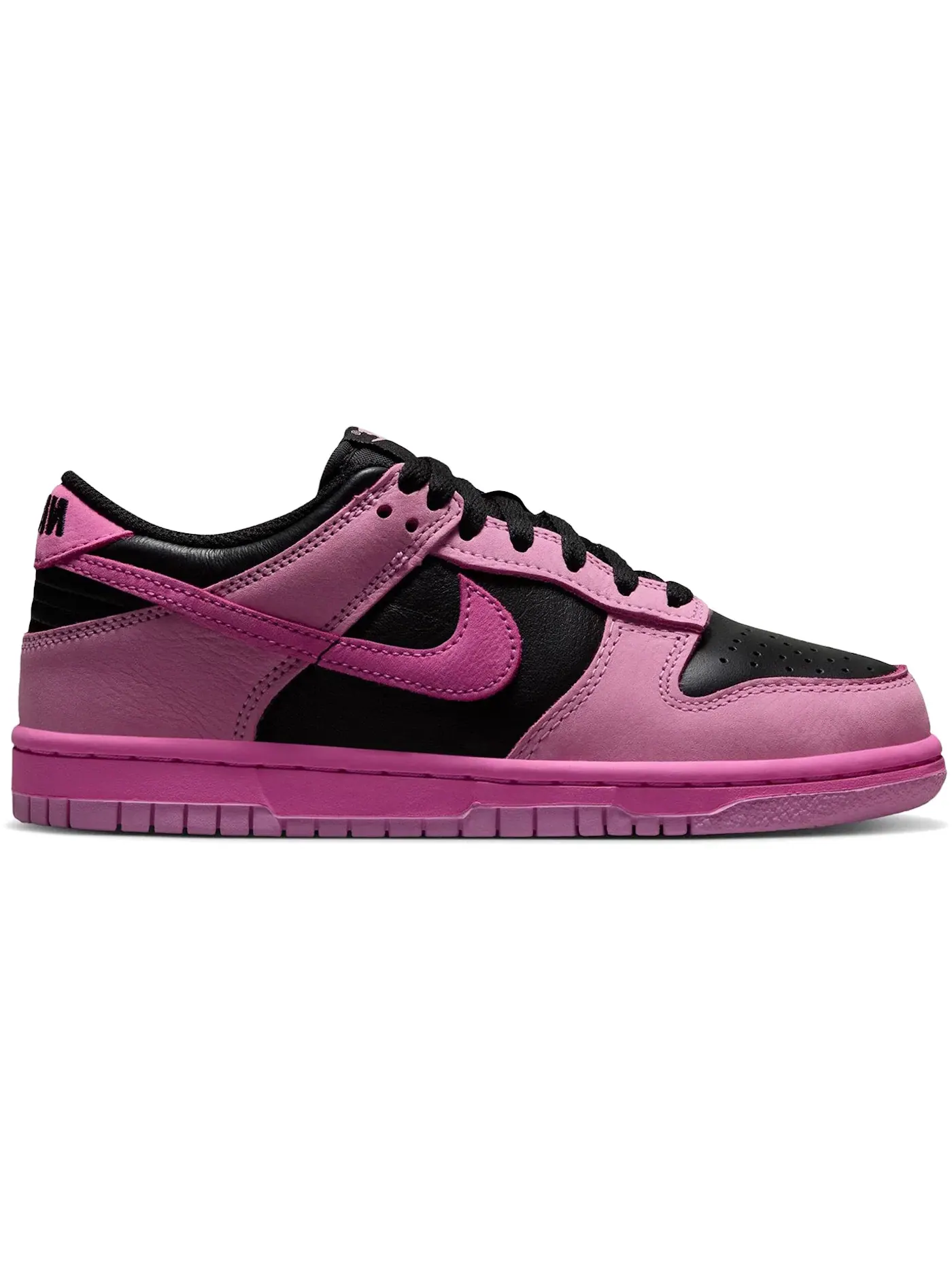 Детские кроссовки для девочек с цветочным принтом Nike Dunk Low SE Nike — изображение 1 из 1, розовый/розовый/черный