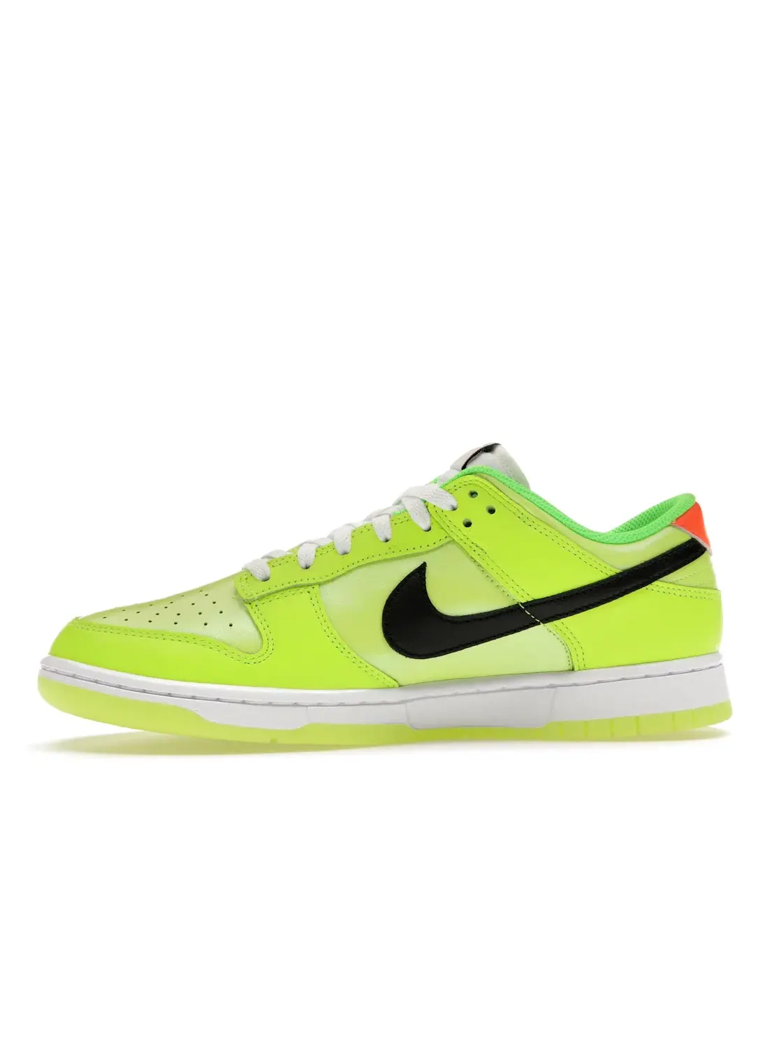 Мужские кроссовки повседневные Nike Dunk Low SE — изображение 3 из 4, черный-оранжевый-зеленый