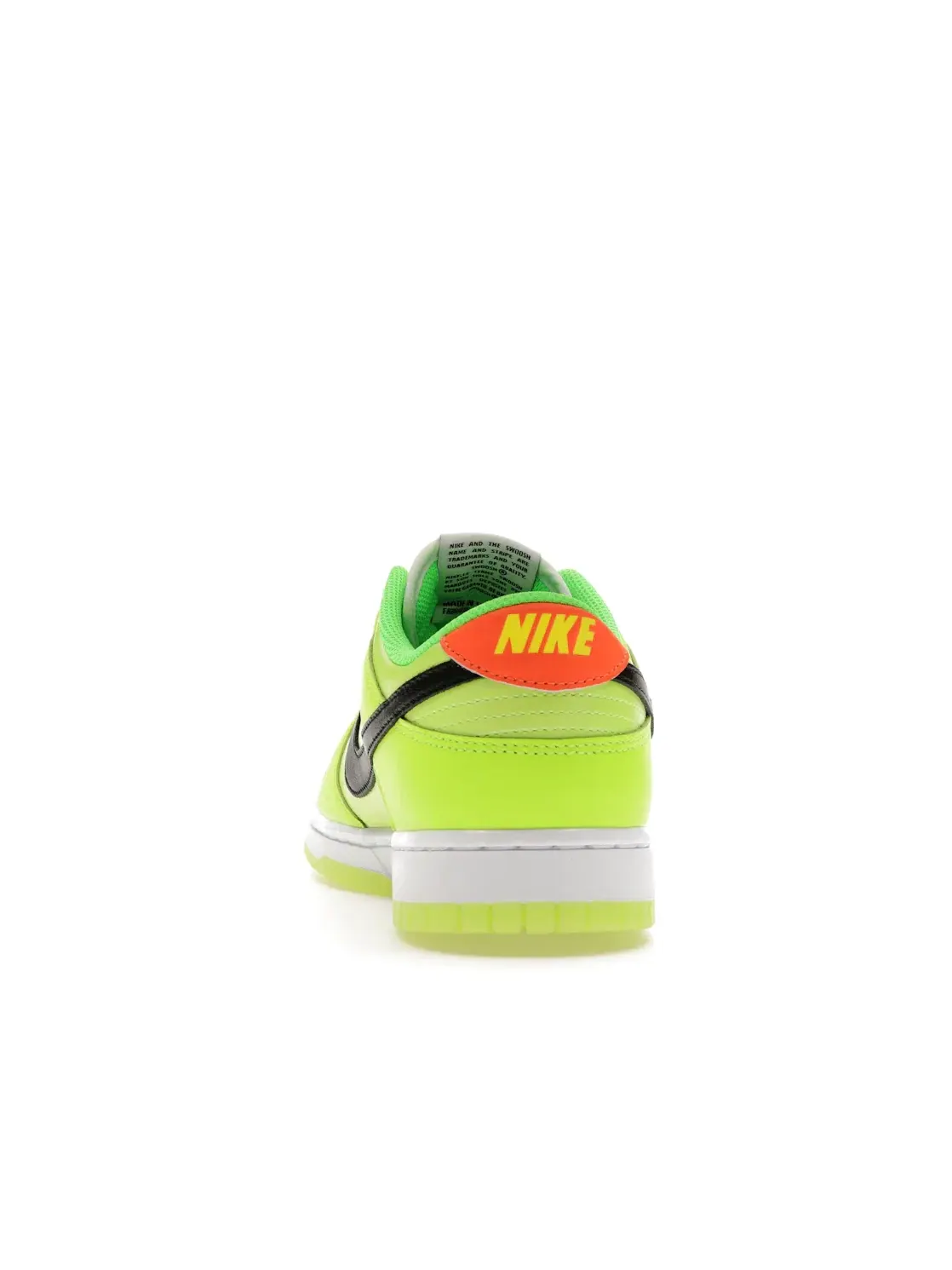 Мужские кроссовки повседневные Nike Dunk Low SE — изображение 4 из 4, черный-оранжевый-зеленый