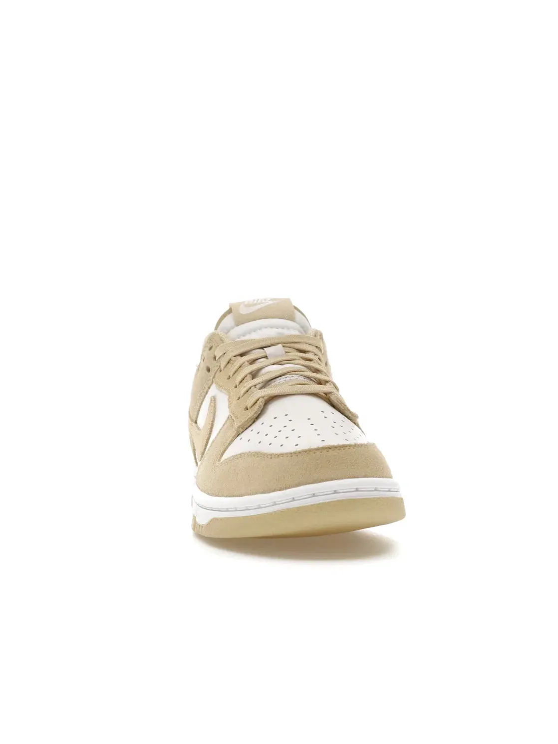 Мужские кроссовки с замшевыми вставками Nike Dunk Low SE Team Gold — изображение 2 из 4, белый/золотистый/белый