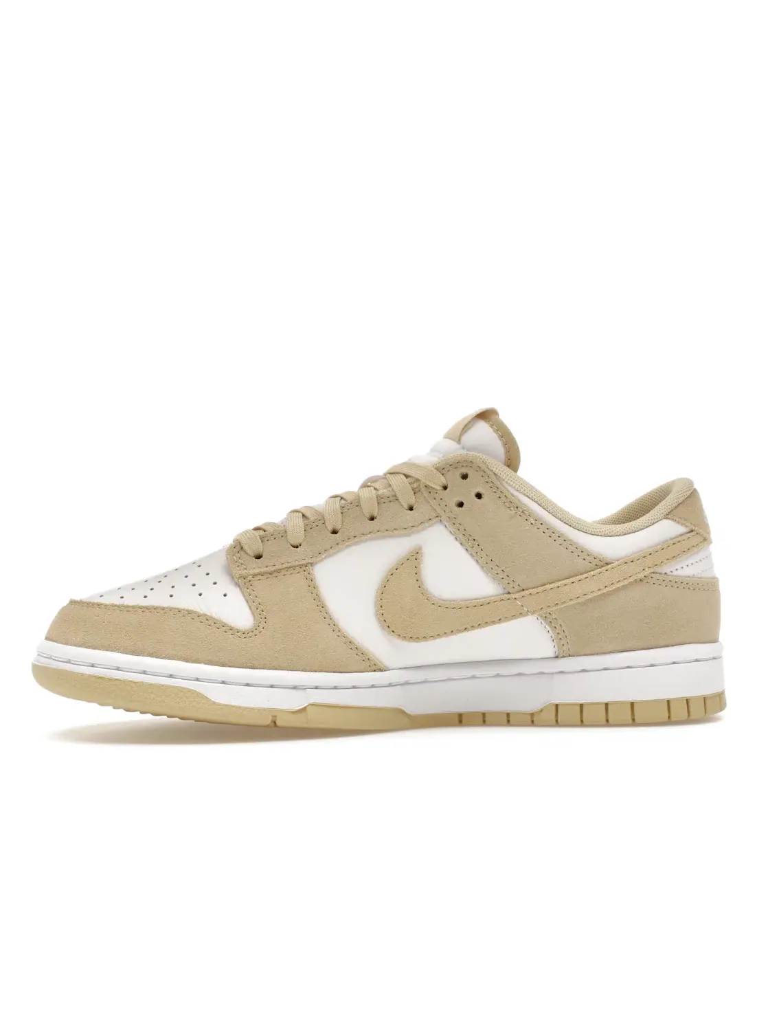 Мужские кроссовки с замшевыми вставками Nike Dunk Low SE Team Gold — изображение 3 из 4, белый/золотистый/белый
