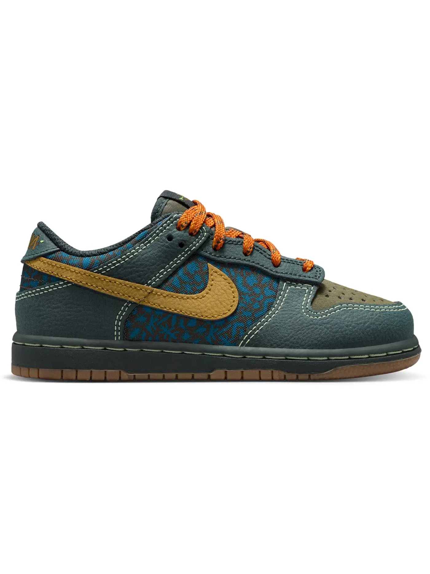 Детские кроссовки Lifestyle Nike Dunk Low — изображение 1 из 1, хаки/зеленый