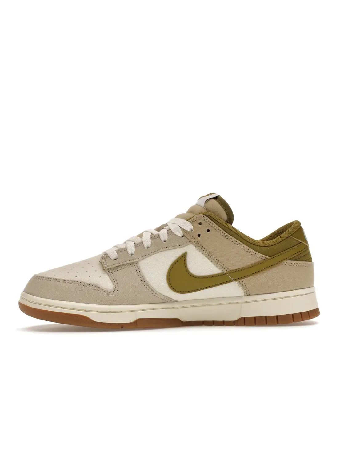 Мужские кроссовки с верхом из канваса Nike Dunk Low — изображение 3 из 4, кремовый