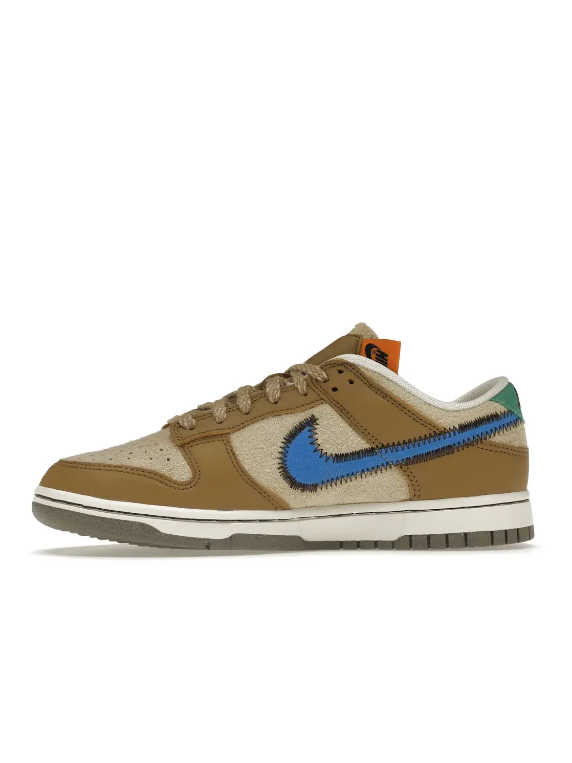 Мужские кроссовки Lifestyle с замшевым верхом Nike Dunk Low — изображение 3 из 4, темный/синий