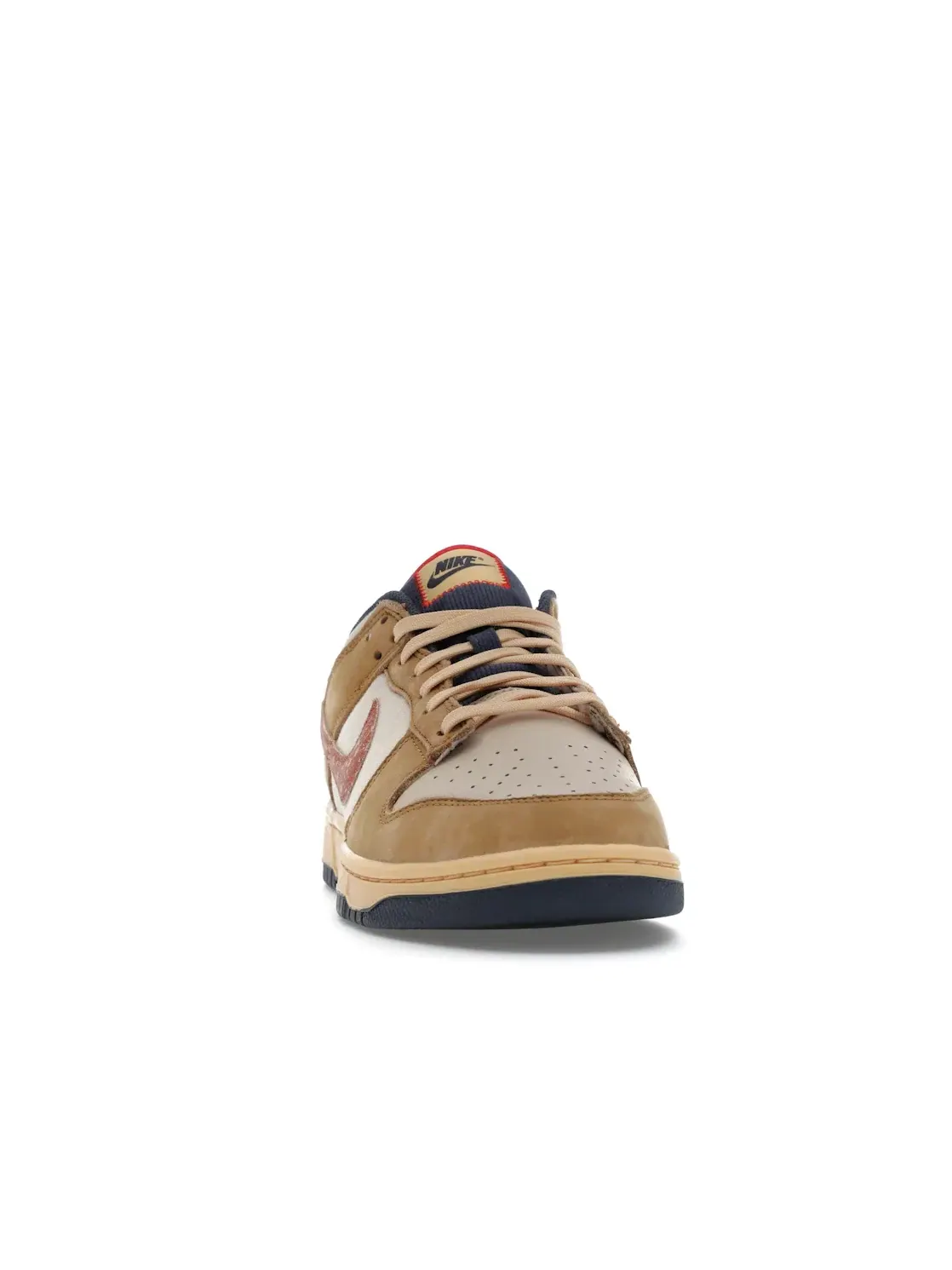 Мужские кроссовки Lifestyle с принтом Nike Dunk Low Nike — изображение 2 из 4, золотистый/синий/светлый