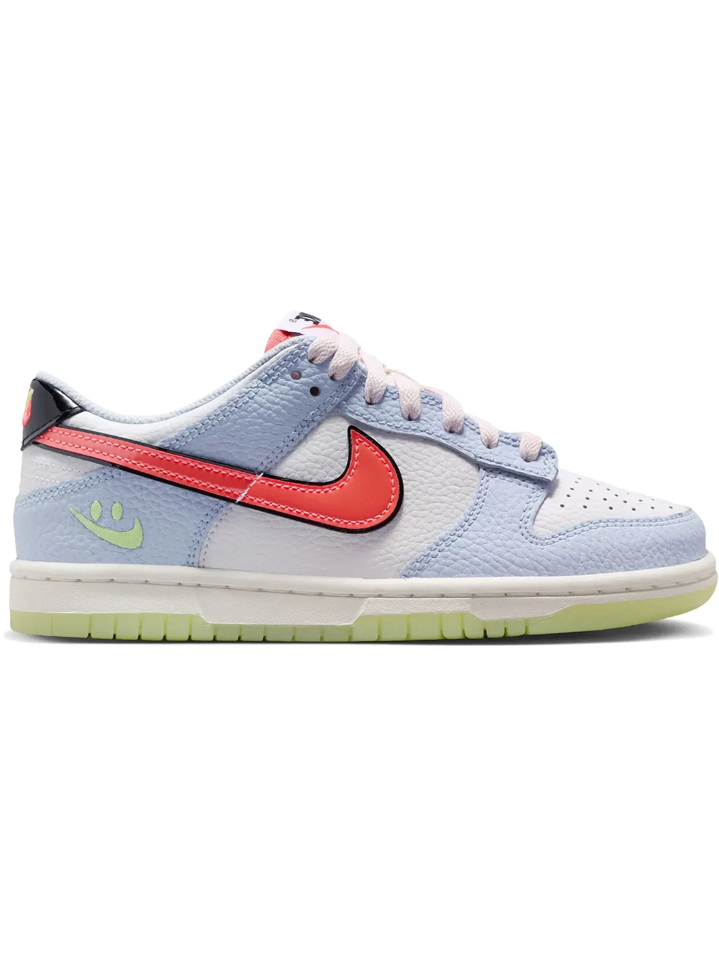 Детские кроссовки Lifestyle Nike Dunk Low — изображение 1 из 1, белый/синий/черный