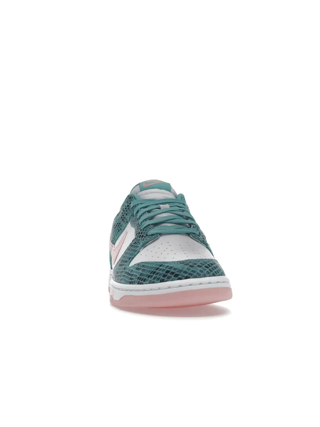 Мужские кроссовки с узором под змеиную кожу Nike Dunk Low — изображение 2 из 4, белый/--черный