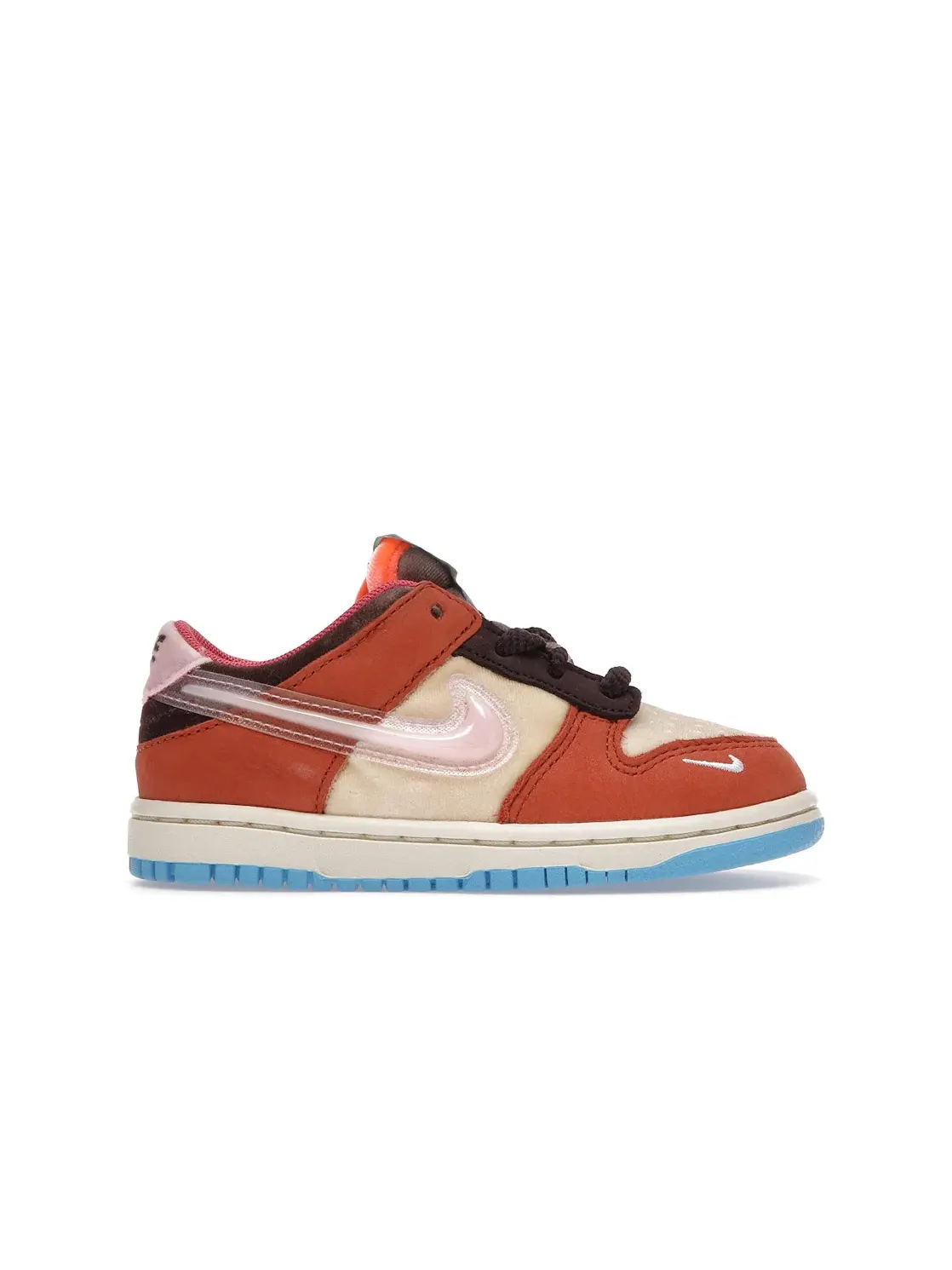 Детские кроссовки Lifestyle с принтом Nike Dunk Low Social Status Free Lunch Chocolate Milk Nike — изображение 1 из 4