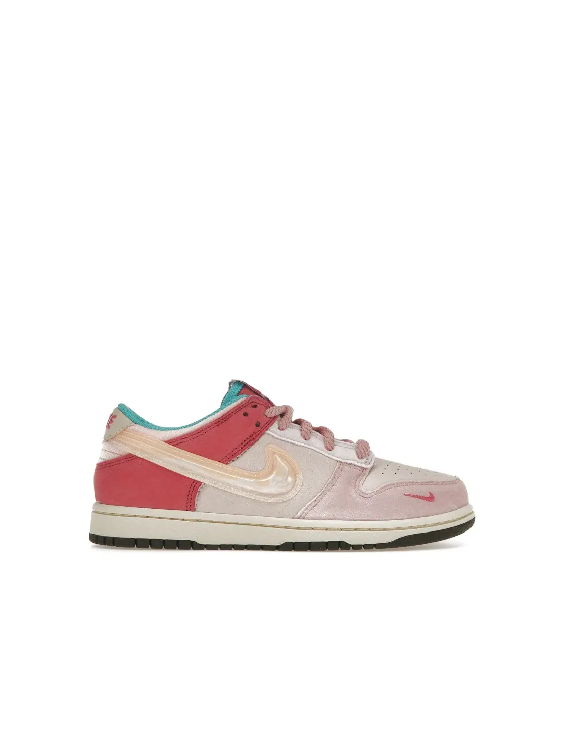 Детские кроссовки для мальчиков с принтом Nike Dunk Low Nike — изображение 1 из 4, светлый розовый/-розовый