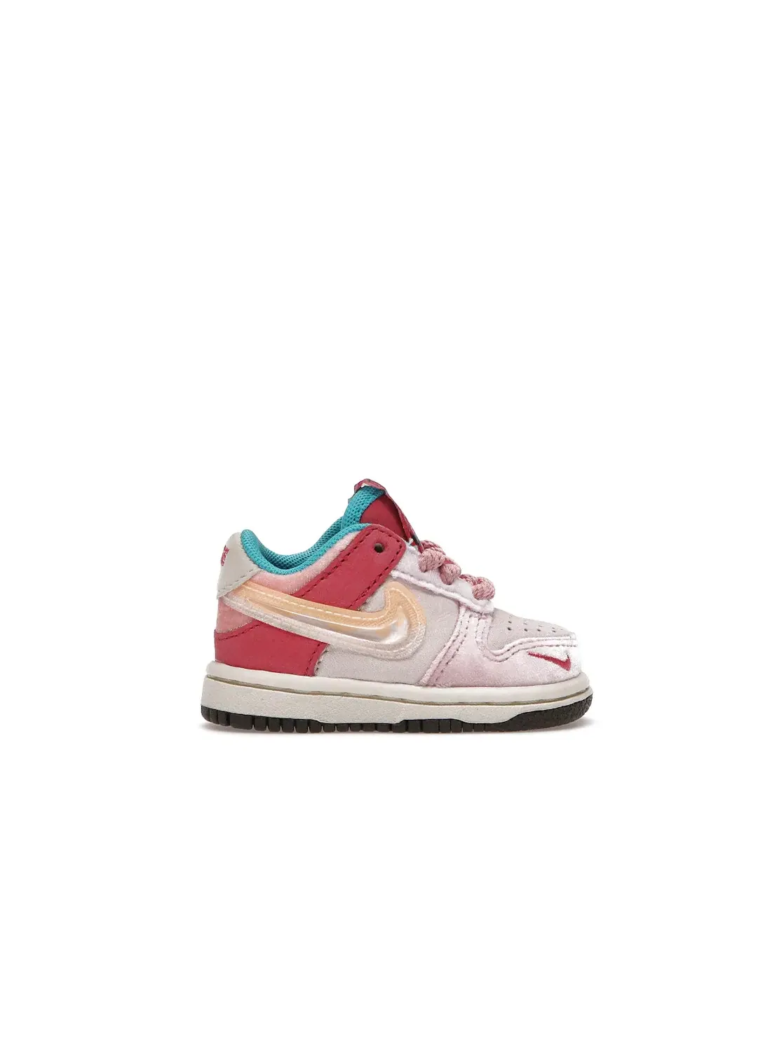 Детские кроссовки Lifestyle из натуральной кожи Nike Dunk Low Nike — изображение 1 из 4, светлый розовый розовый