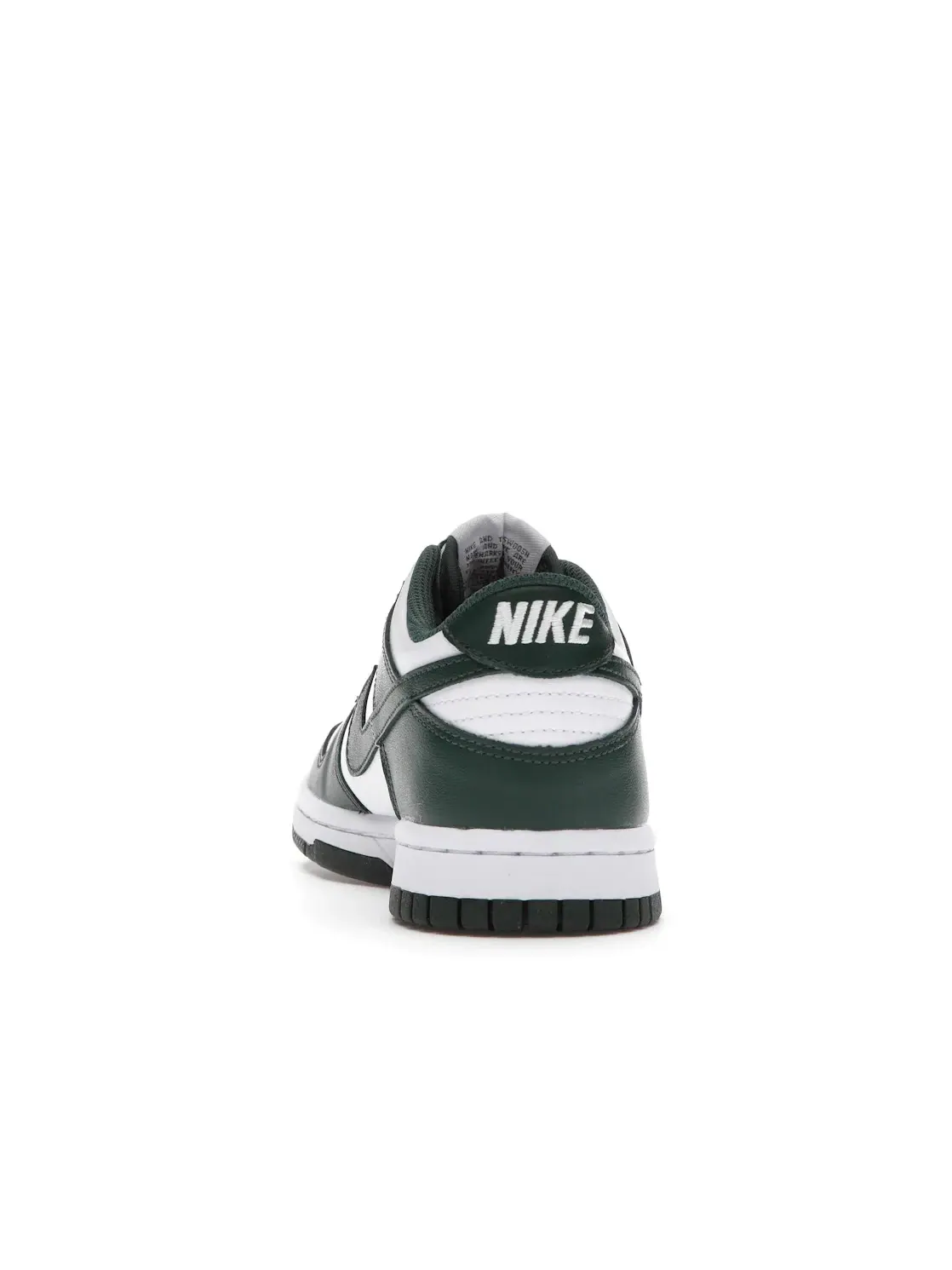 Детские кроссовки на шнуровке Nike Dunk Low Nike — изображение 4 из 4, белый/зеленый/белый