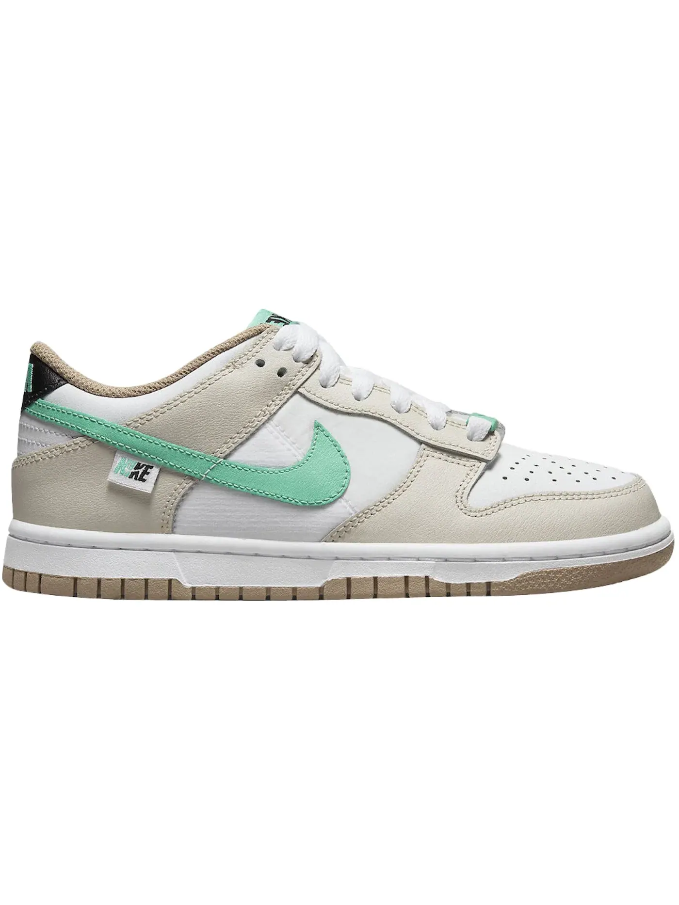Детские кроссовки с низким верхом Nike Dunk Low Split Seam Nike — изображение 1 из 1, белый/бежевый