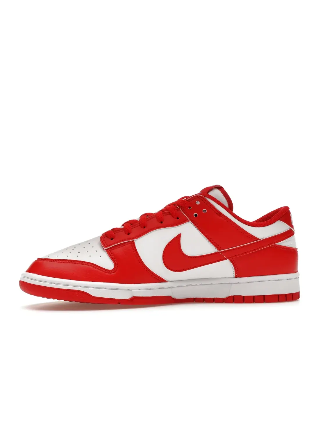 Мужские кроссовки Lifestyle с классическим дизайном Nike Dunk Low Nike — изображение 3 из 4, белый/красный-белый