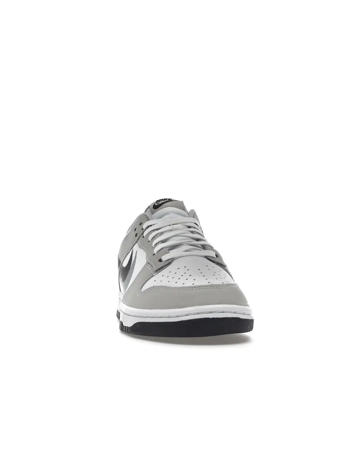 Мужские кроссовки с двойным логотипом Nike Dunk Low Nike — изображение 2 из 4, белый/светлый/черный