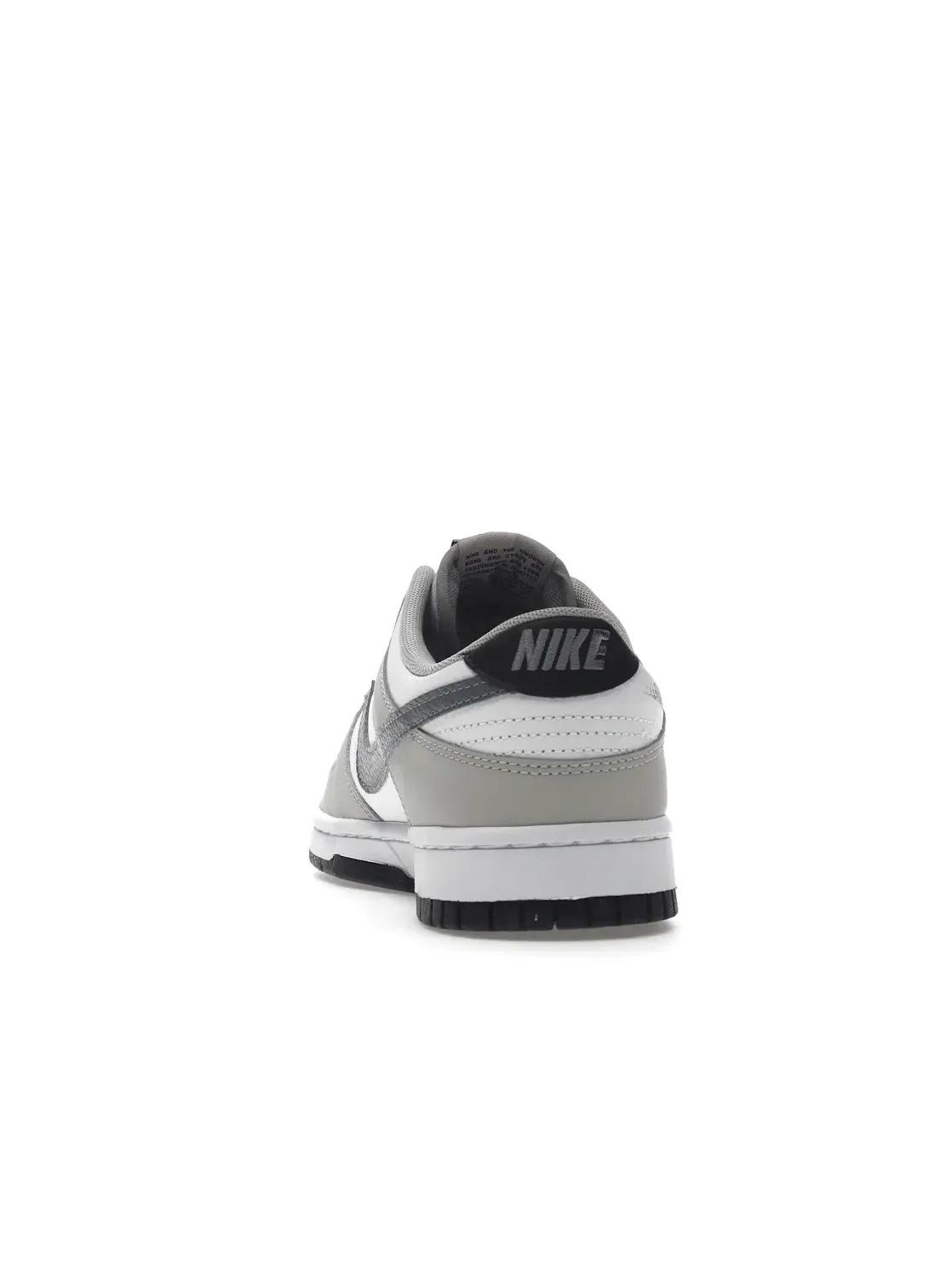 Мужские кроссовки с двойным логотипом Nike Dunk Low Nike — изображение 4 из 4, белый/светлый/черный