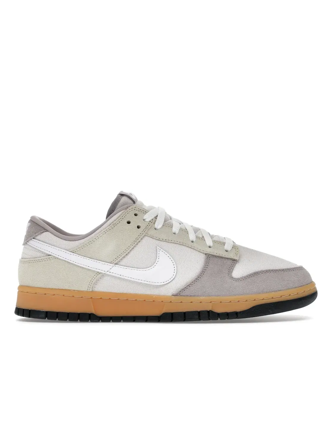 Мужские кроссовки для повседневной носки Nike Dunk Low Nike — изображение 1 из 4, белый/серый/светлый хаки