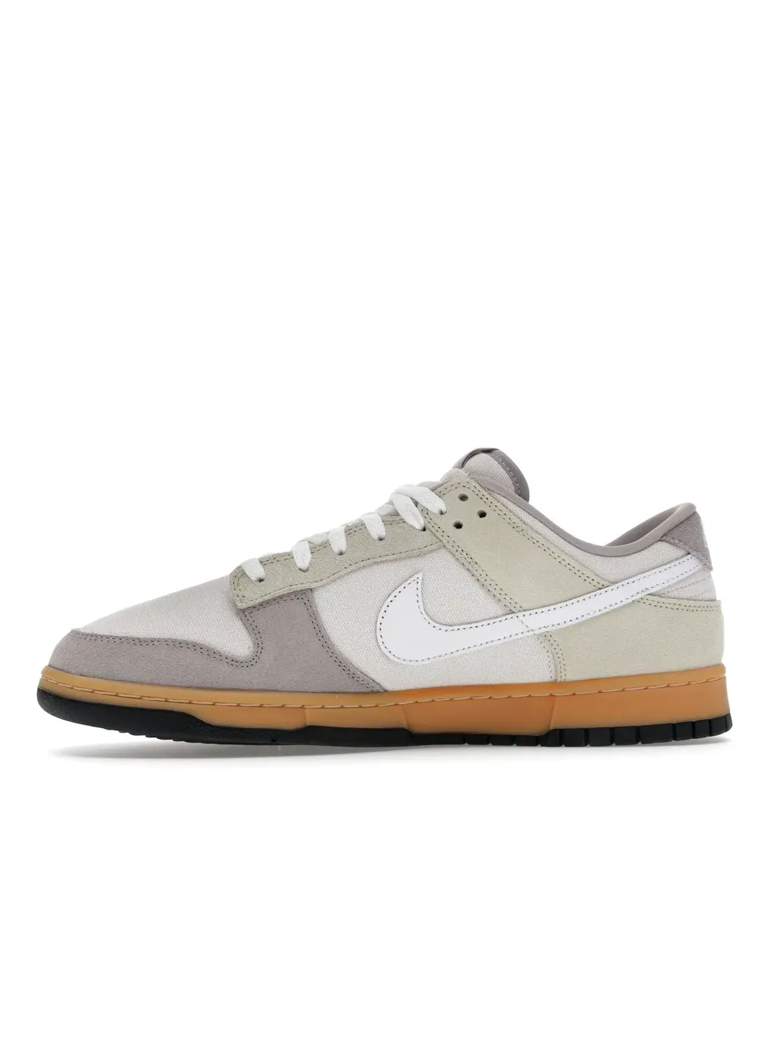 Мужские кроссовки для повседневной носки Nike Dunk Low Nike — изображение 3 из 4, белый/серый/светлый хаки