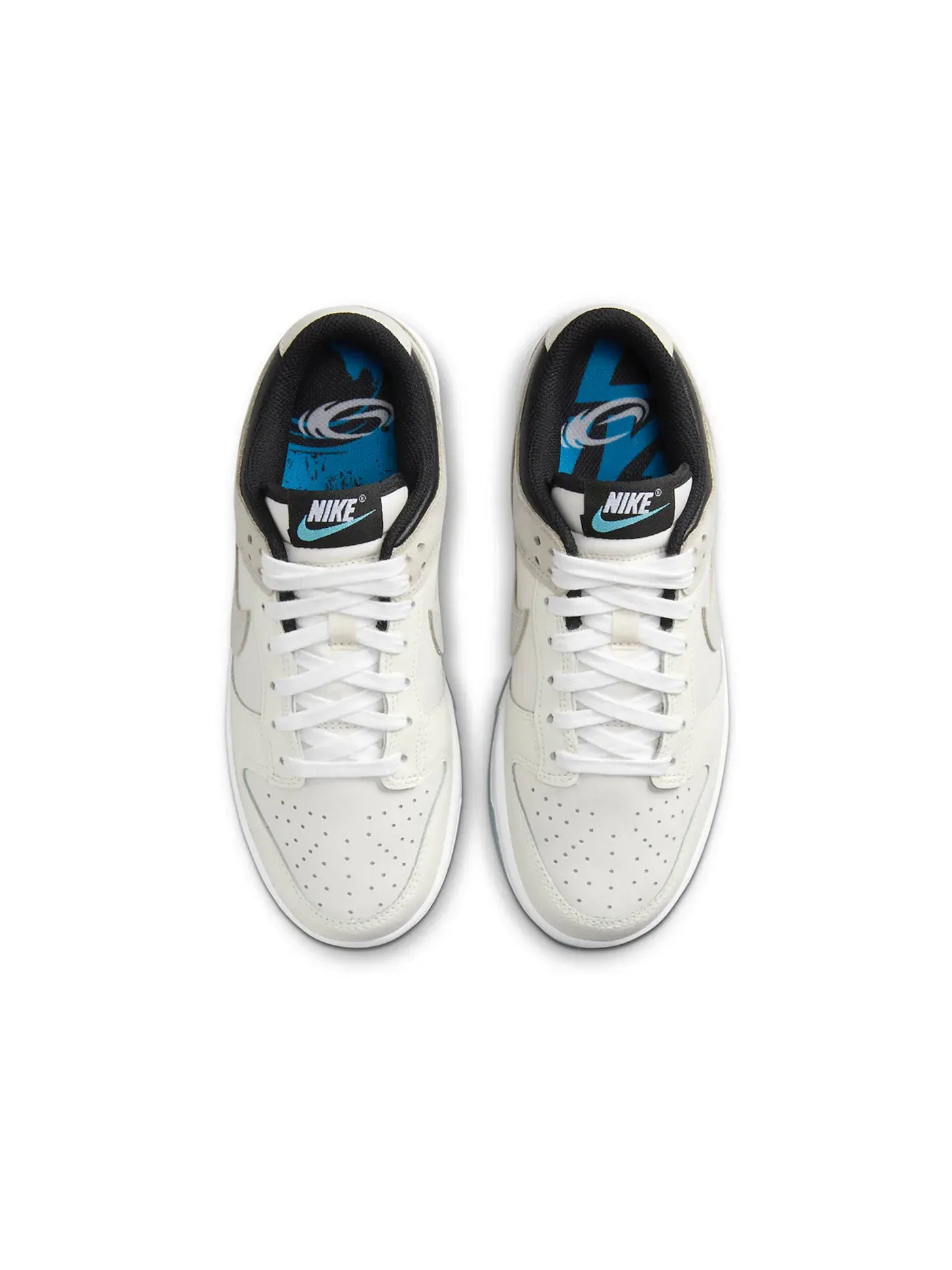 Женские кроссовки Lifestyle Nike Dunk Low White/Igloo-Black-Neutral Gre — изображение 3 из 5